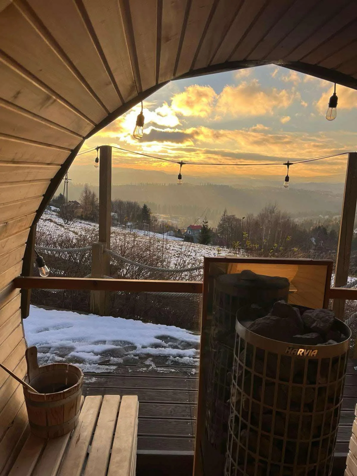 Srubové chatky až pro 8 osob, 10min. od sjezdovky Złoty Groń