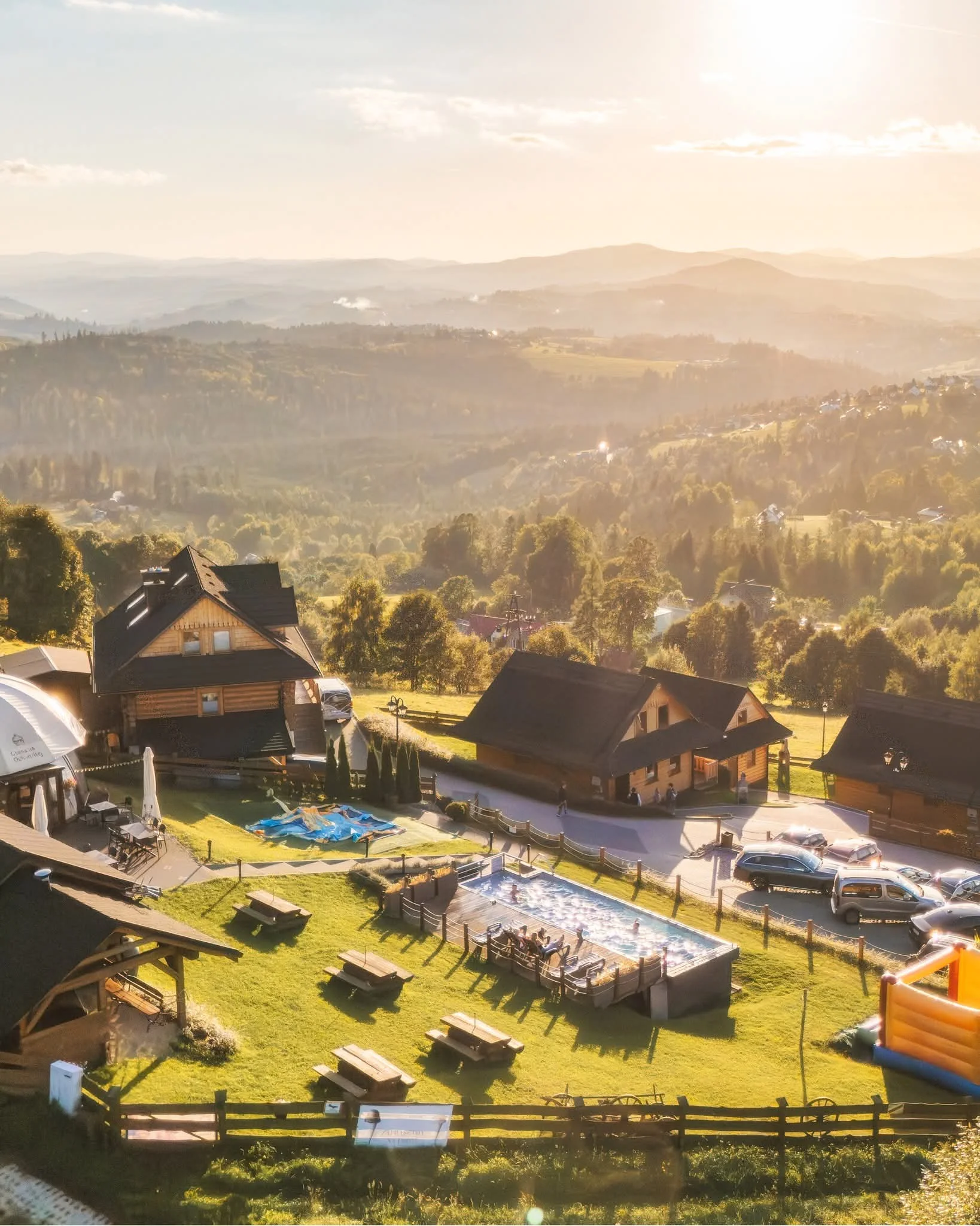 Srubové chatky až pro 8 osob, 10min. od sjezdovky Złoty Groń
