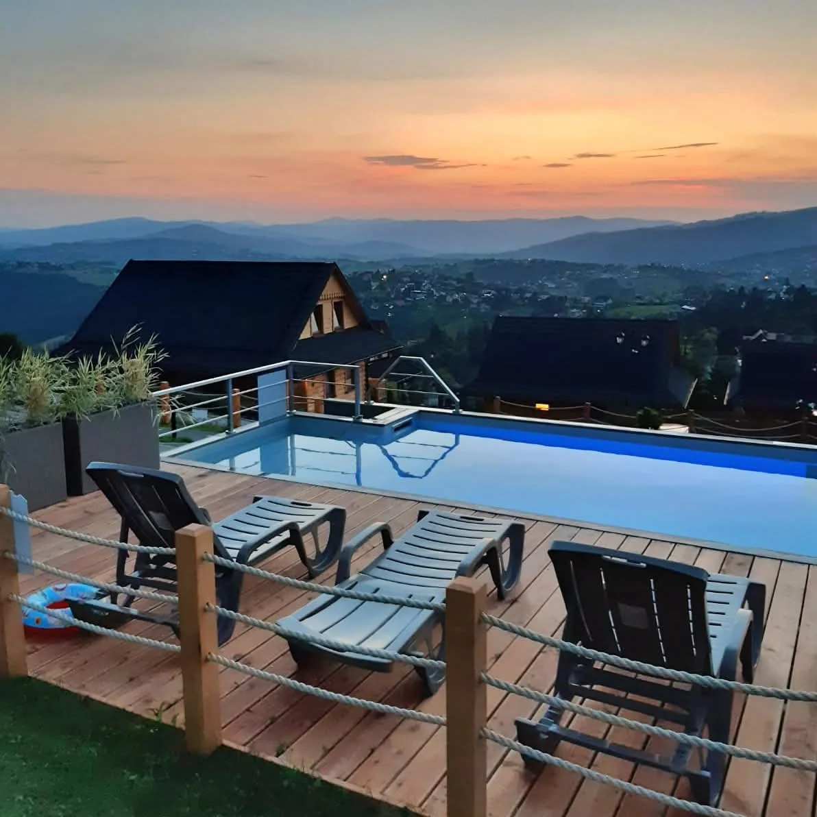 Srubové chatky až pro 8 osob, 10min. od sjezdovky Złoty Groń