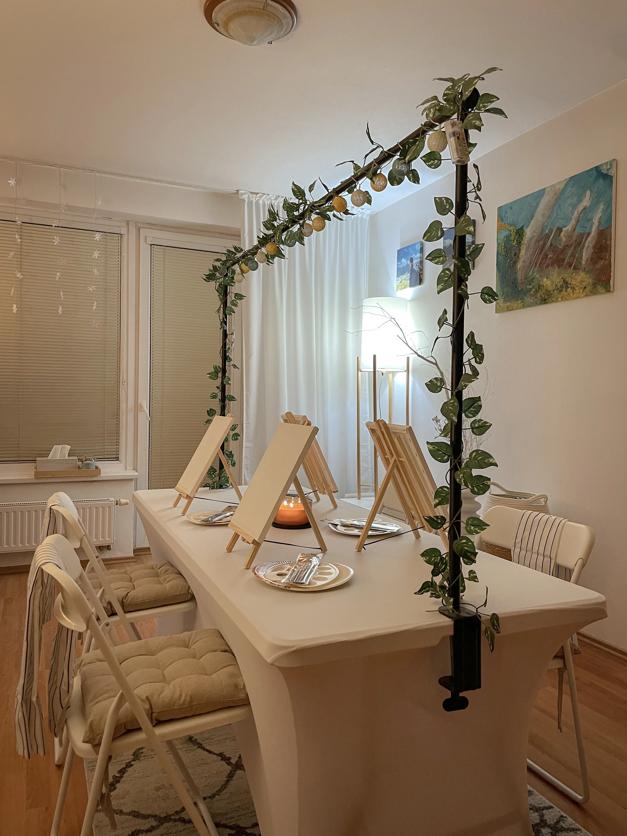 Kreativní workshop pro 1-2 osoby vč. občerstvení, degustace vín a pomůcek