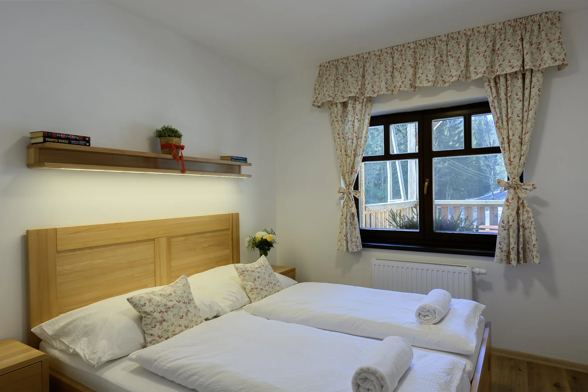 Luxusní apartmán v Beskydech na Bílé: až pro 4 osoby, vč. finské sauny