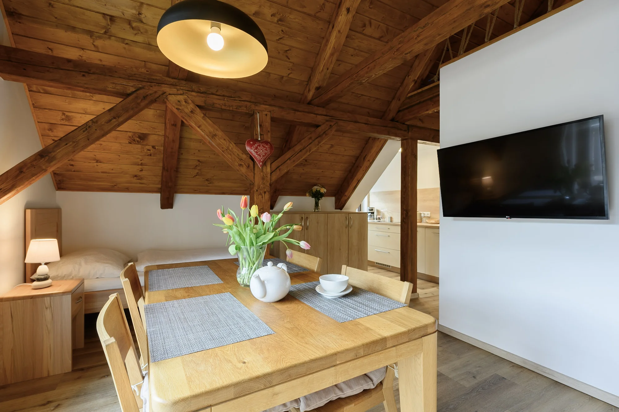 Luxusní apartmán v Beskydech na Bílé: až pro 4 osoby, vč. finské sauny