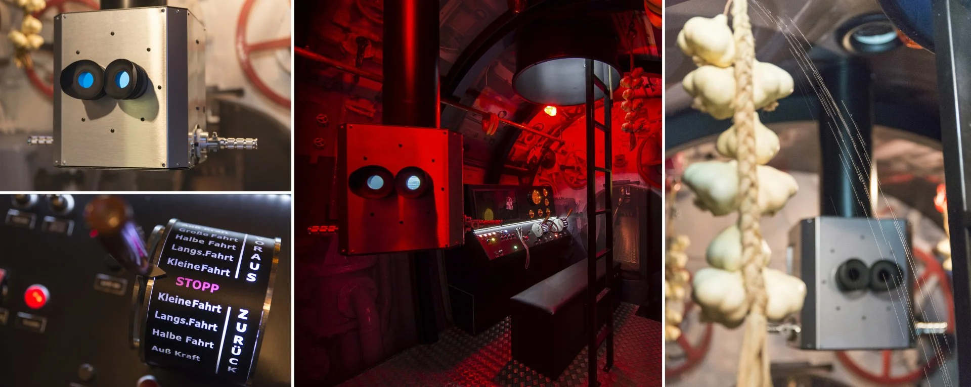 Záchranná mise v simulátoru ponorky U-BOAT pro 4člennou posádku s prvky únikové hry