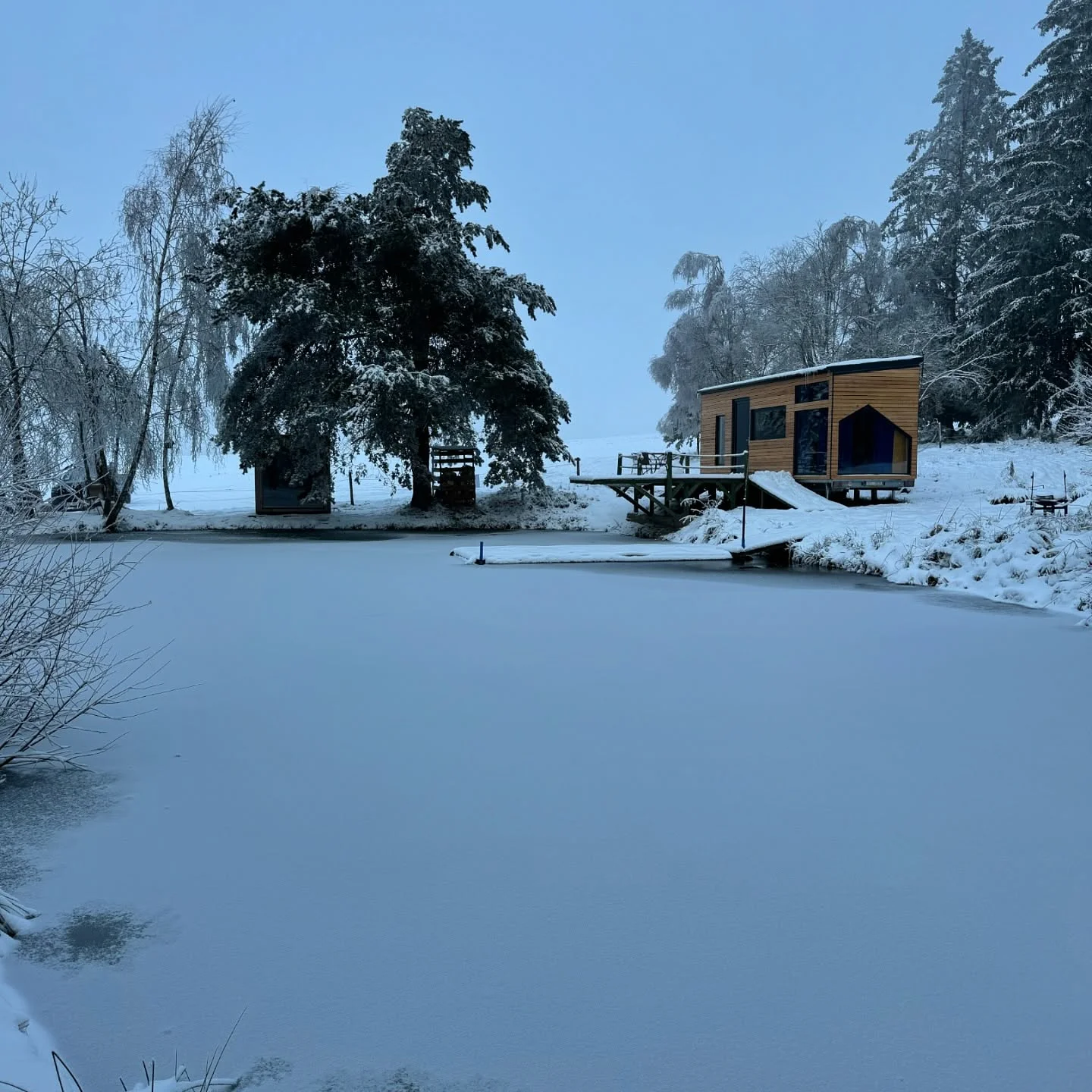 Tiny House Česílko: skvělá poloha blízko Lipna, vlastní sauna i terasa s výhledem