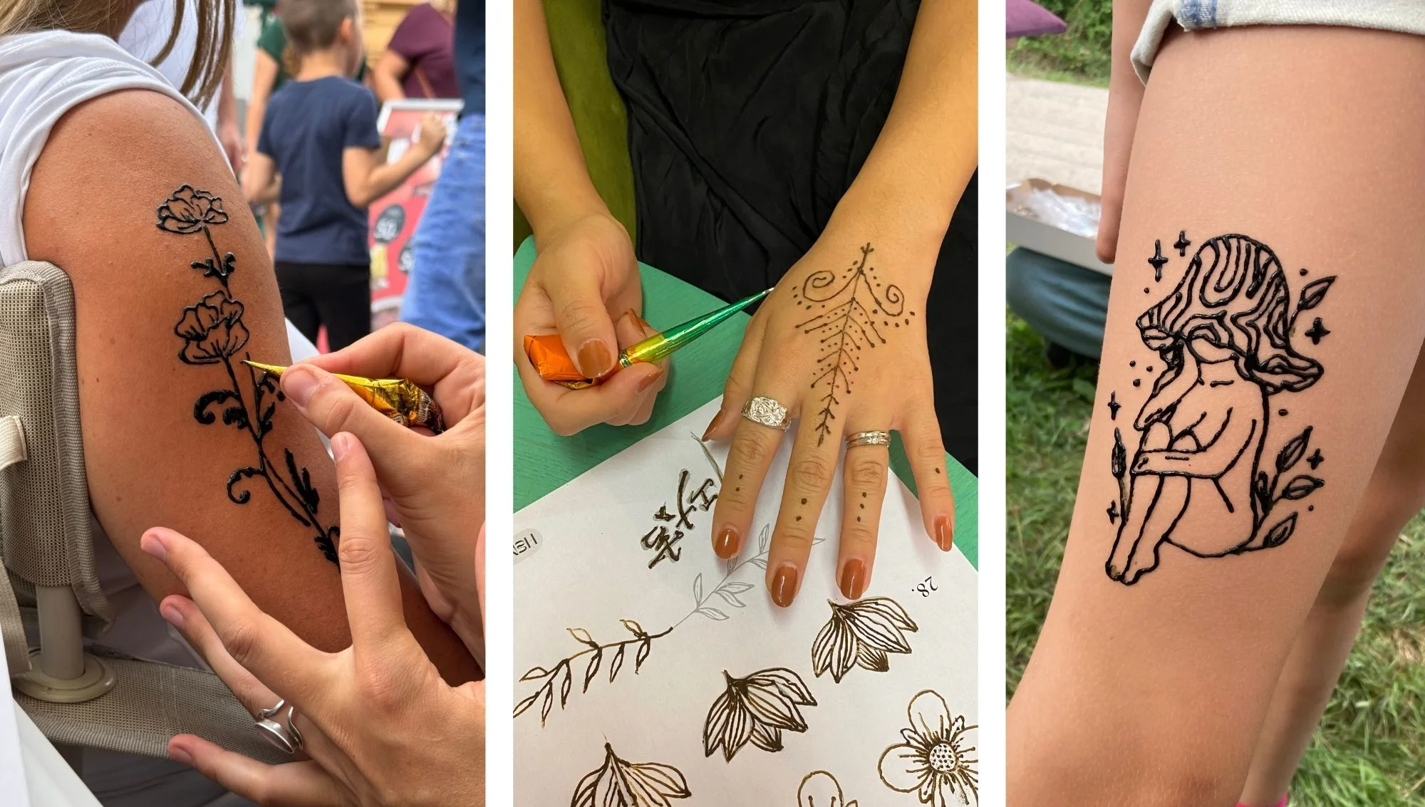 Dočasné tetování: 4hodinový workshop malování hennou vč. občerstvení