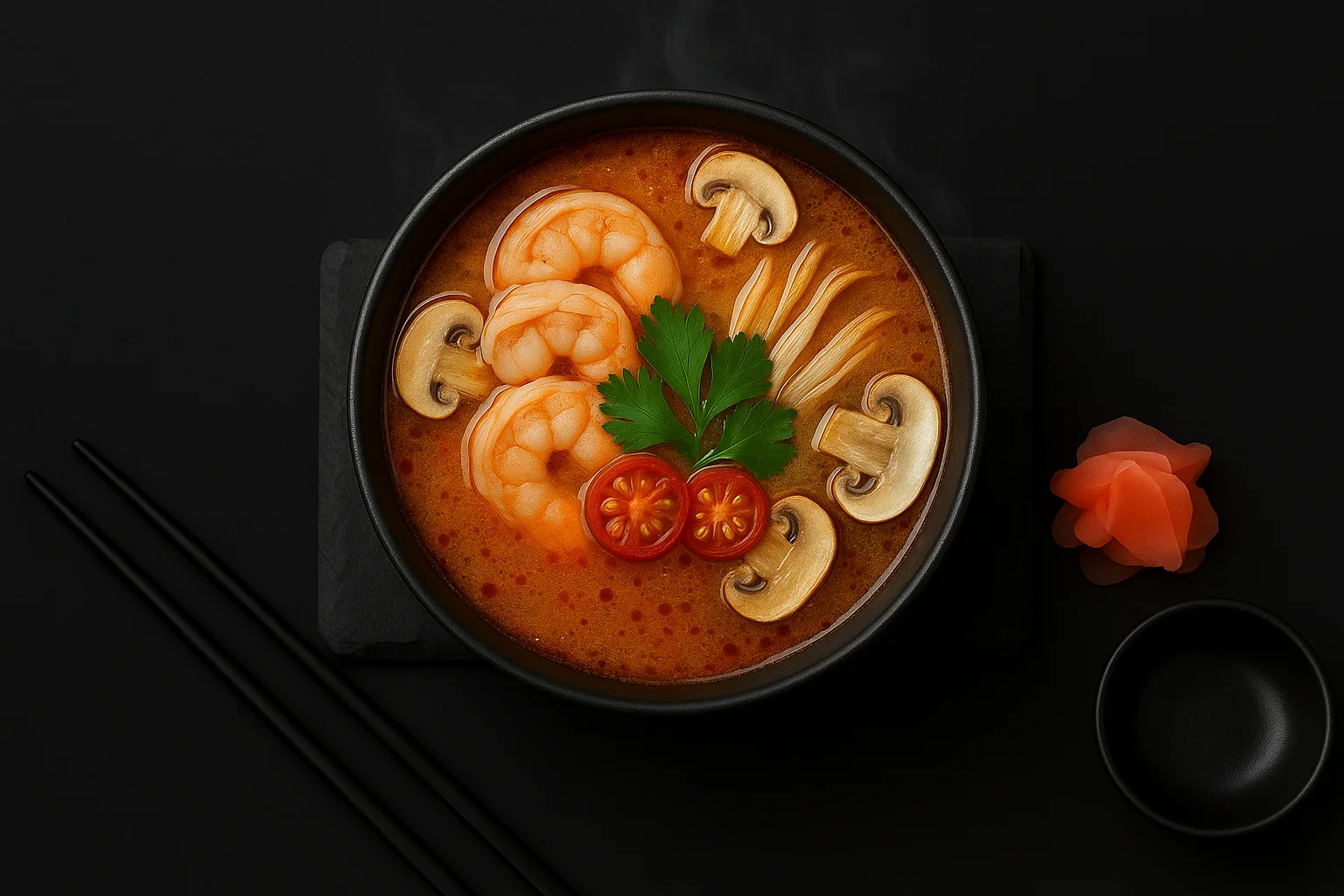 Rozmanité sushi sety s 24-64 kousky, miso či tom yum polévkou, edamame i limonádou