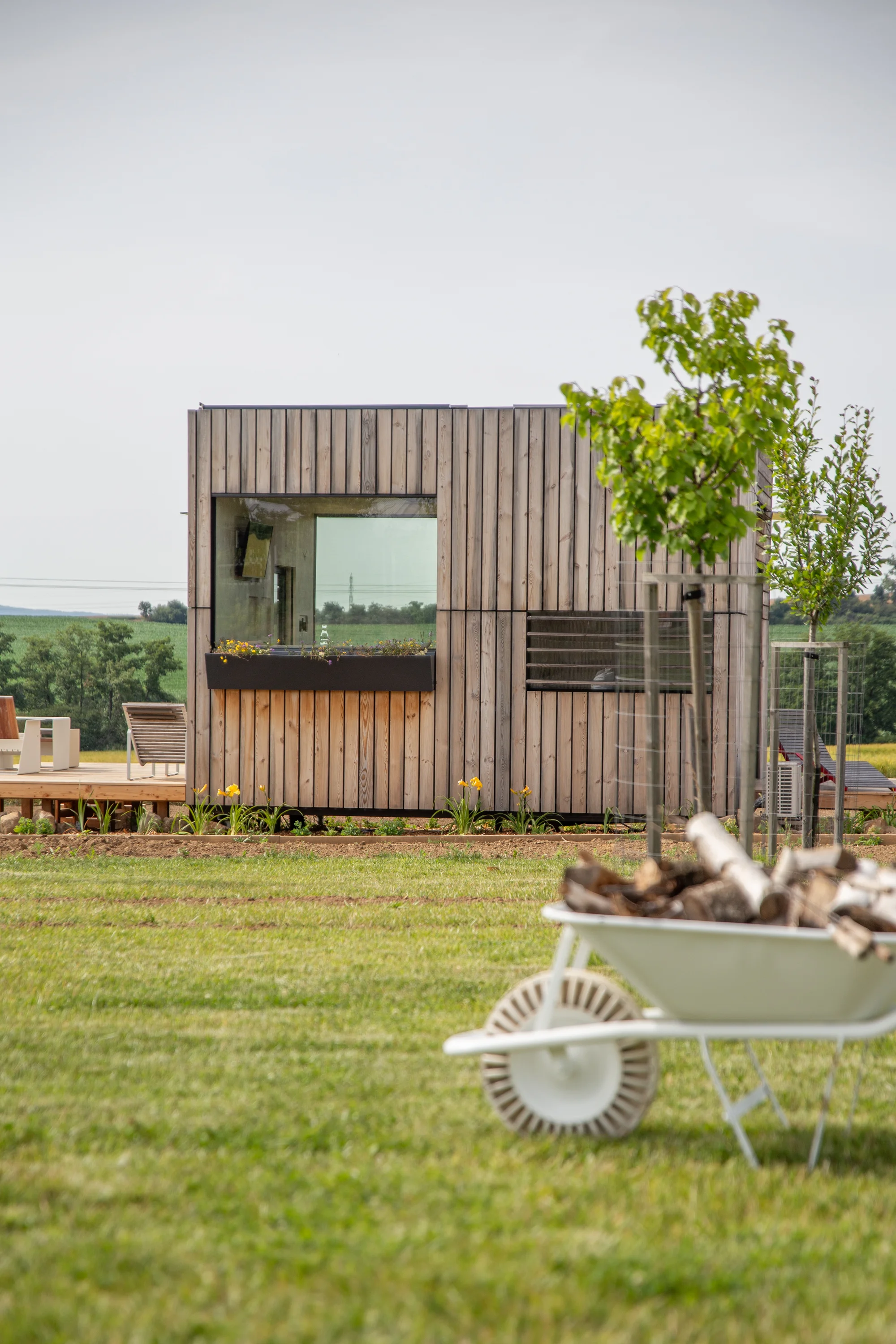 Netradiční ubytování v ulitě: domek s promyšlenými detaily až pro 5 osob