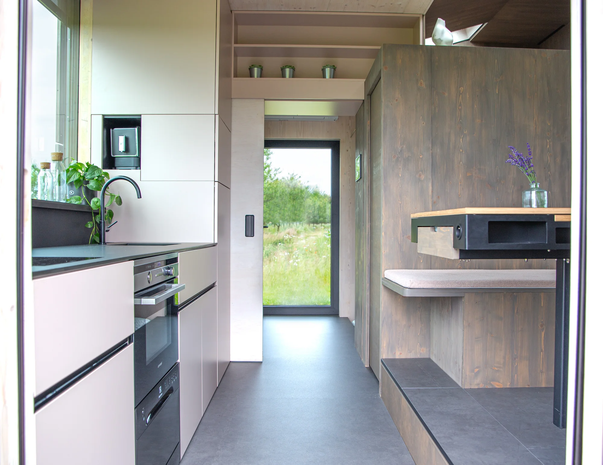 Netradiční ubytování v ulitě: domek s promyšlenými detaily až pro 5 osob