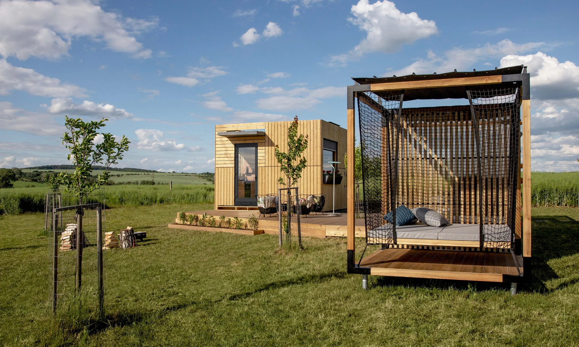 Netradiční ubytování v ulitě: domek s promyšlenými detaily až pro 5 osob