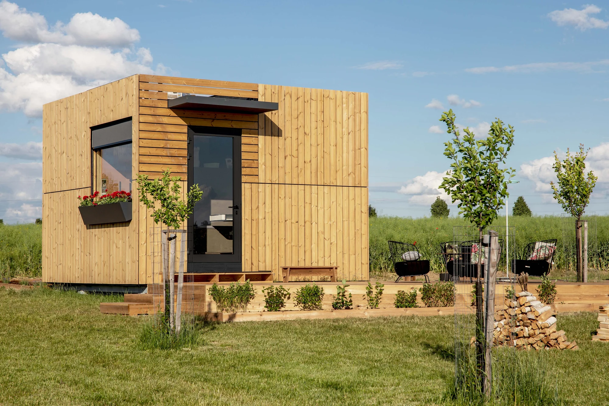 Netradiční ubytování v ulitě: domek s promyšlenými detaily až pro 5 osob