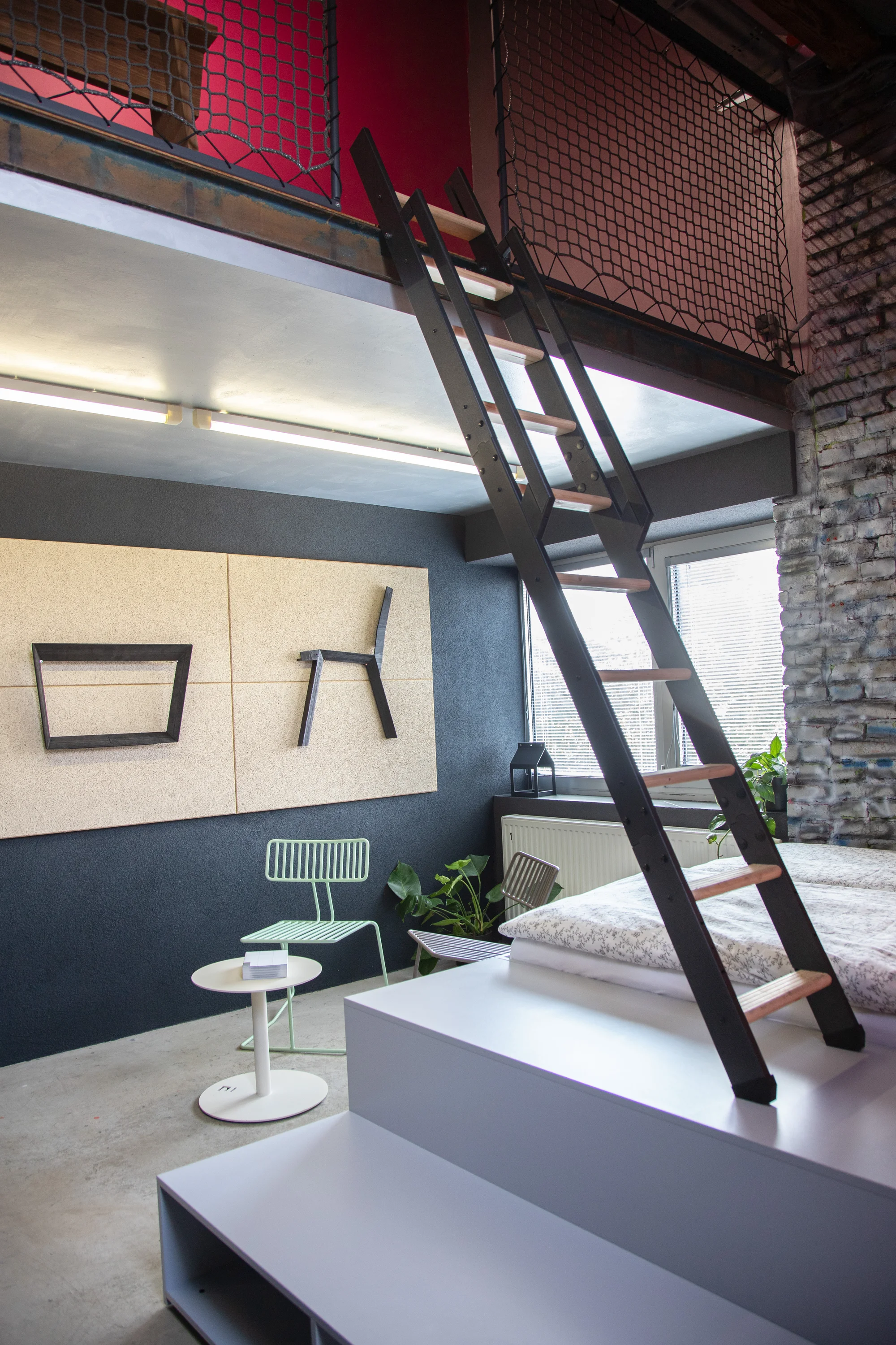 Bílovice: netradiční ubytování v mezonetovém apartmánu na Poli designu