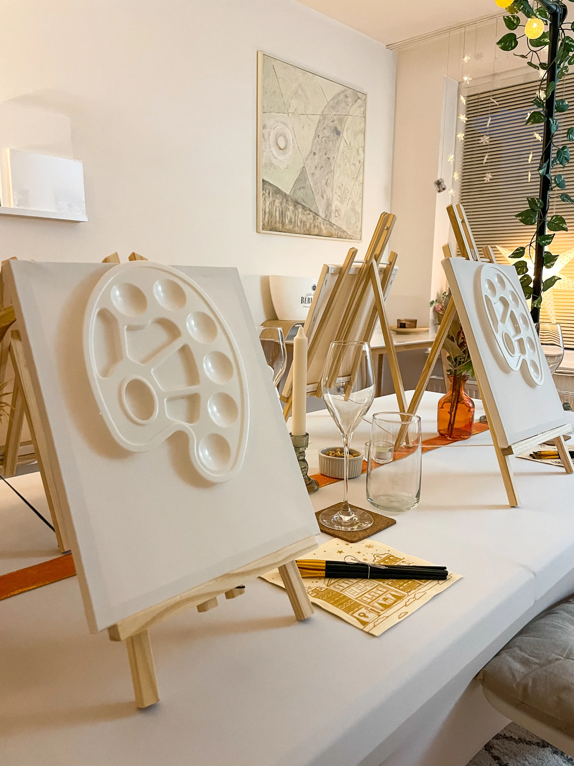 Kreativní workshop pro 1-2 osoby vč. občerstvení, degustace vín a pomůcek