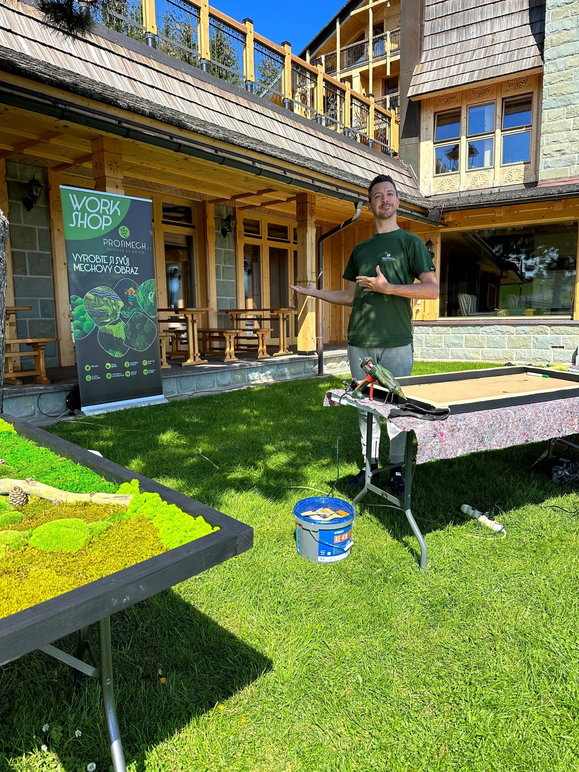 Workshop výroby mechového obrazu pro 1, 2 nebo 4 osoby