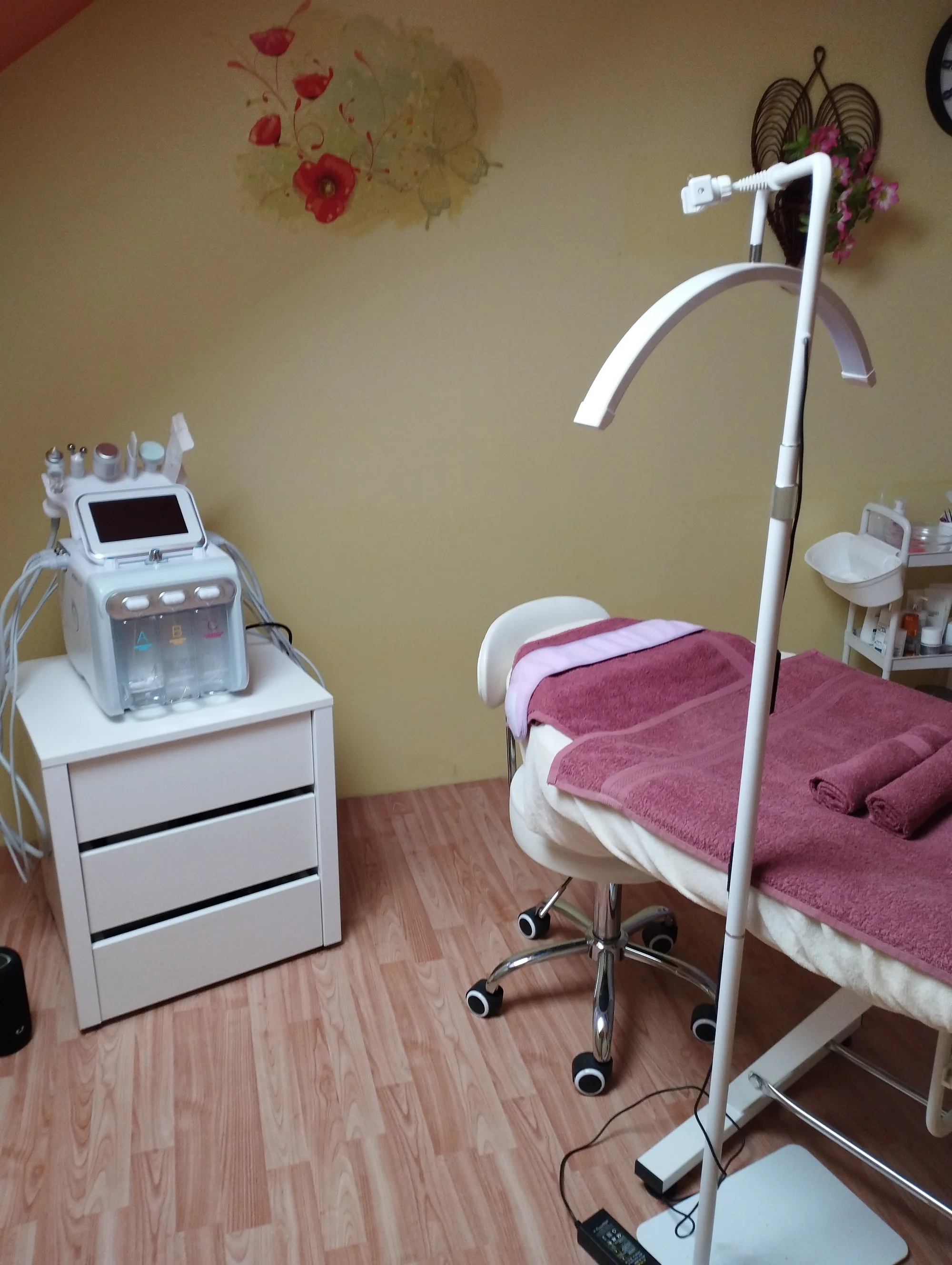 Kosmetické ošetření: hloubková péče ultrazvukem, radiofrekvence i galvanická žehlička