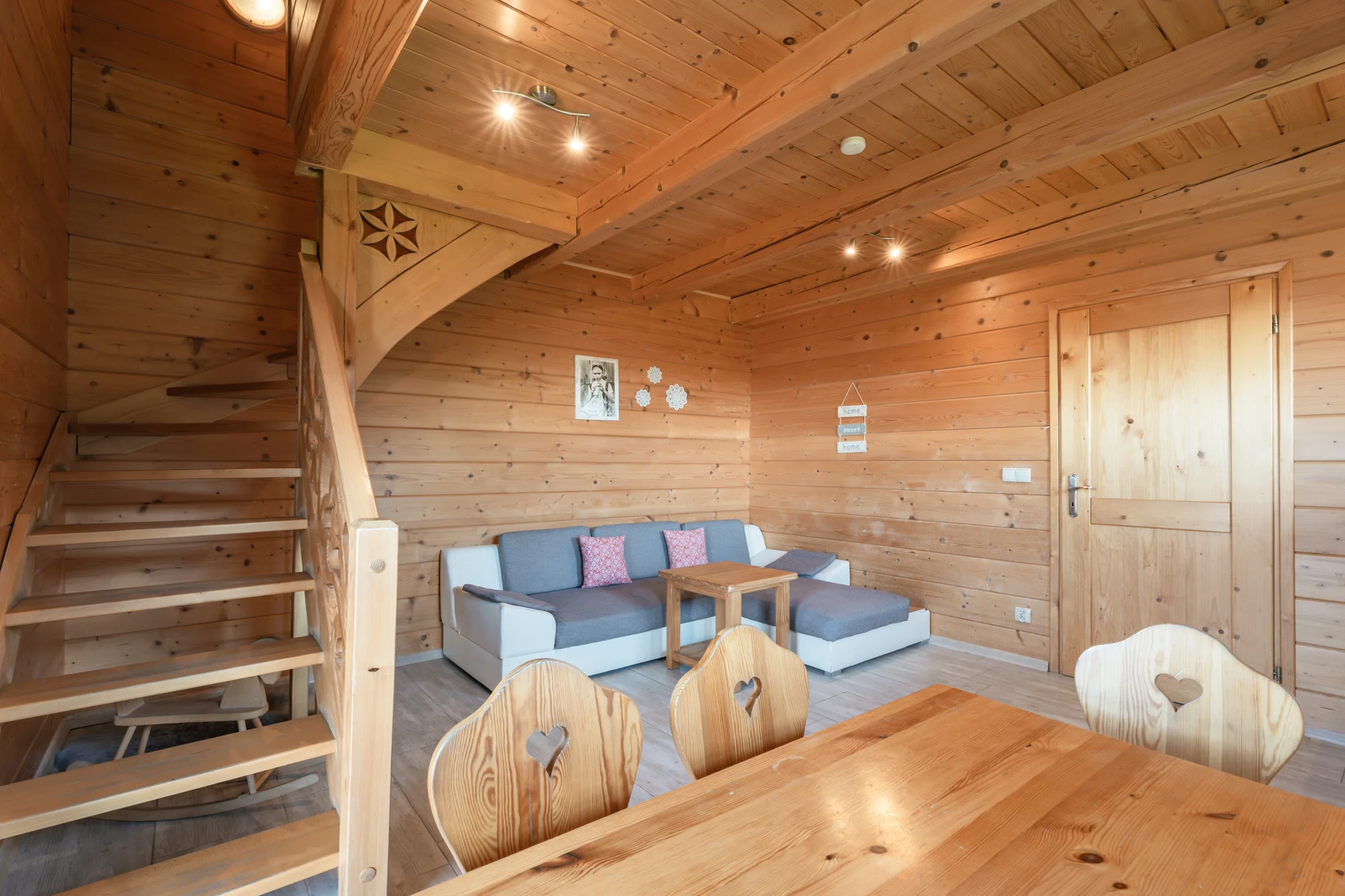 Srubové chatky až pro 8 osob, 10min. od sjezdovky Złoty Groń