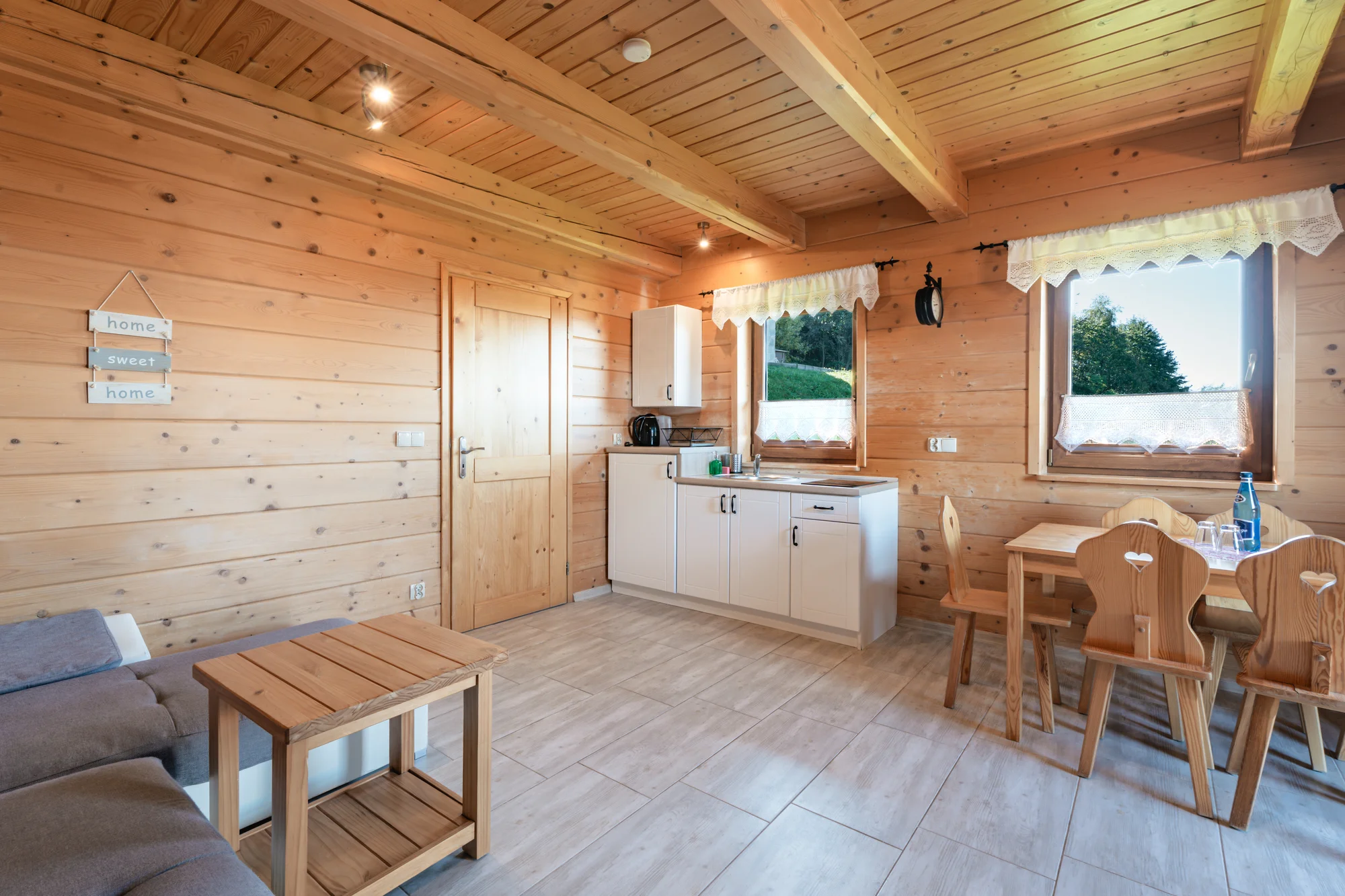 Srubové chatky až pro 8 osob, 10min. od sjezdovky Złoty Groń