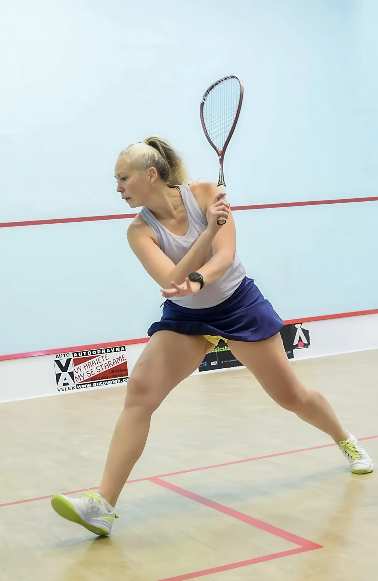 Individuální trénink squashe s mistryní ČR: rozviňte techniku, pohyb i taktiku