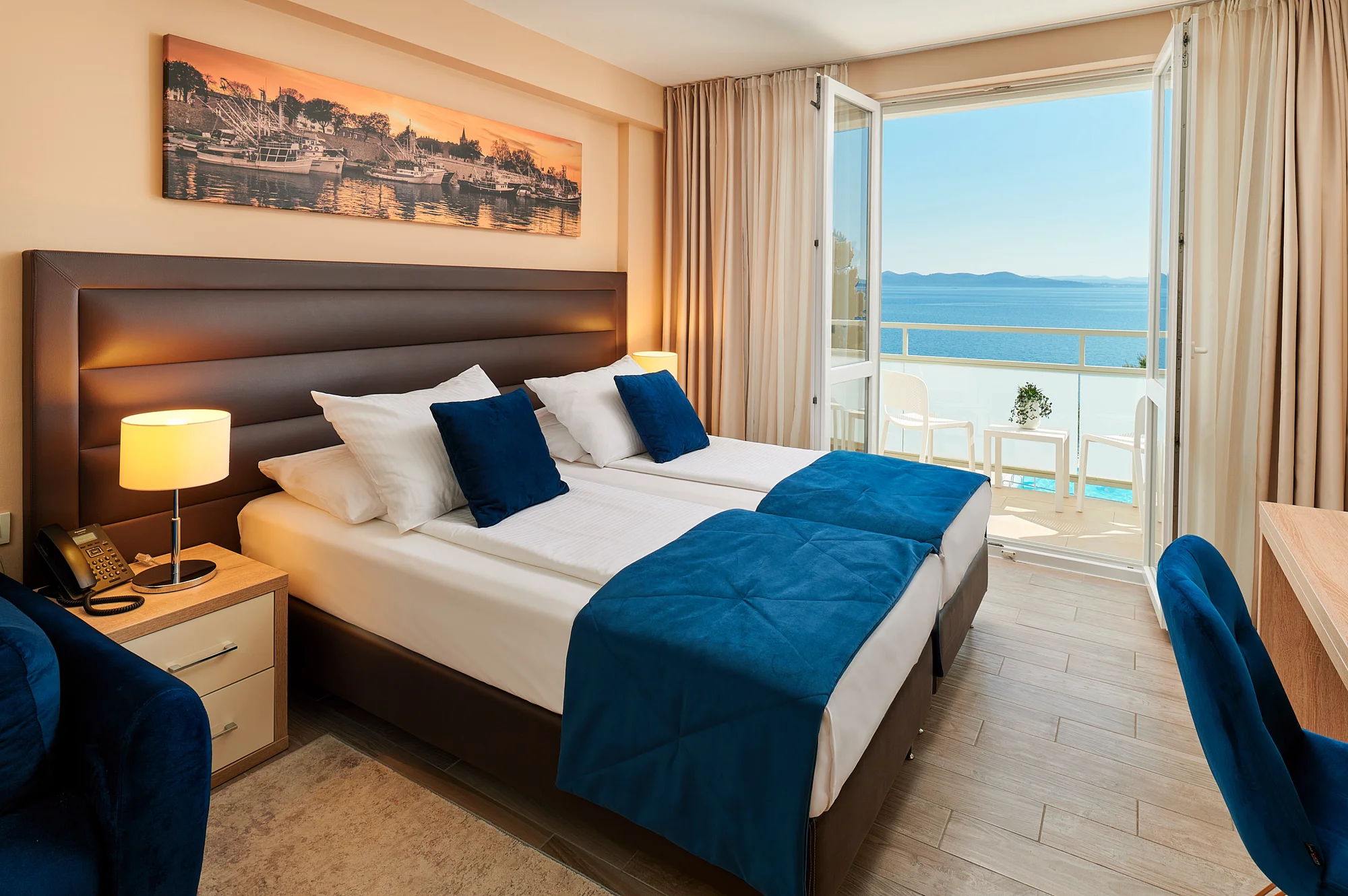 4* hotel v Petrčane u Zadaru: hned u pláže, se snídaní či polopenzí a neomezeným wellness