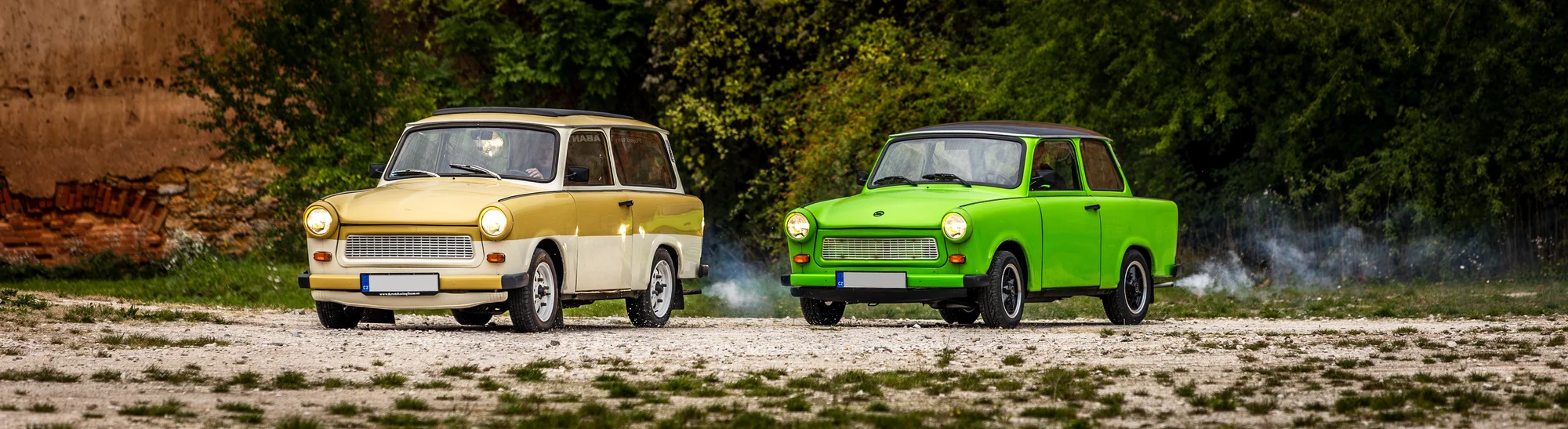 Zpátky do historie: půjčení Trabanta v Písku na 3 hod. a model Trabanta na památku