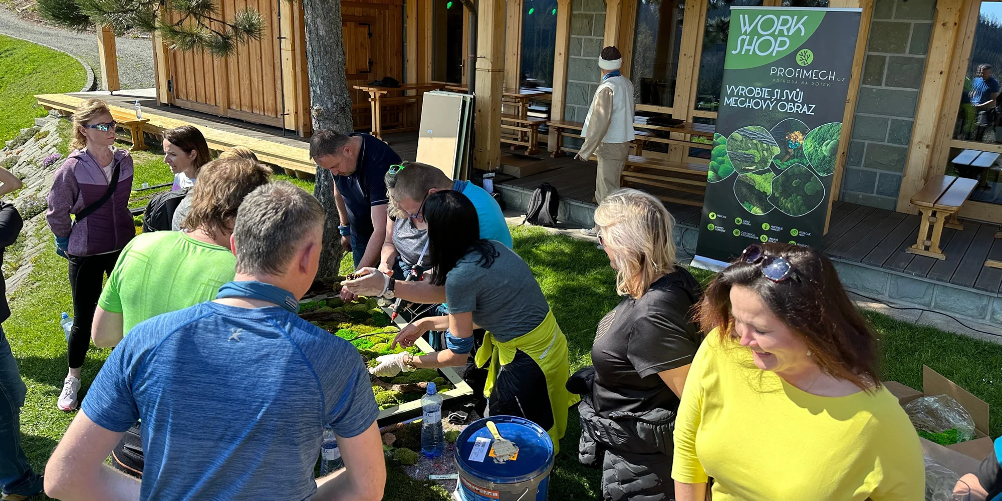 Workshop výroby mechového obrazu pro 1, 2 nebo 4 osoby