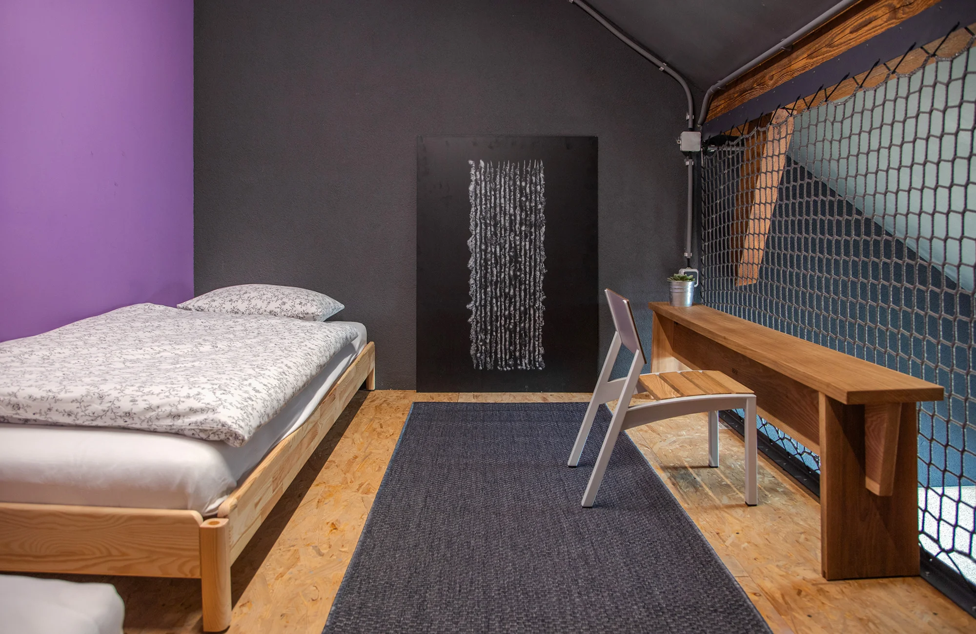 Bílovice: netradiční ubytování v mezonetovém apartmánu na Poli designu