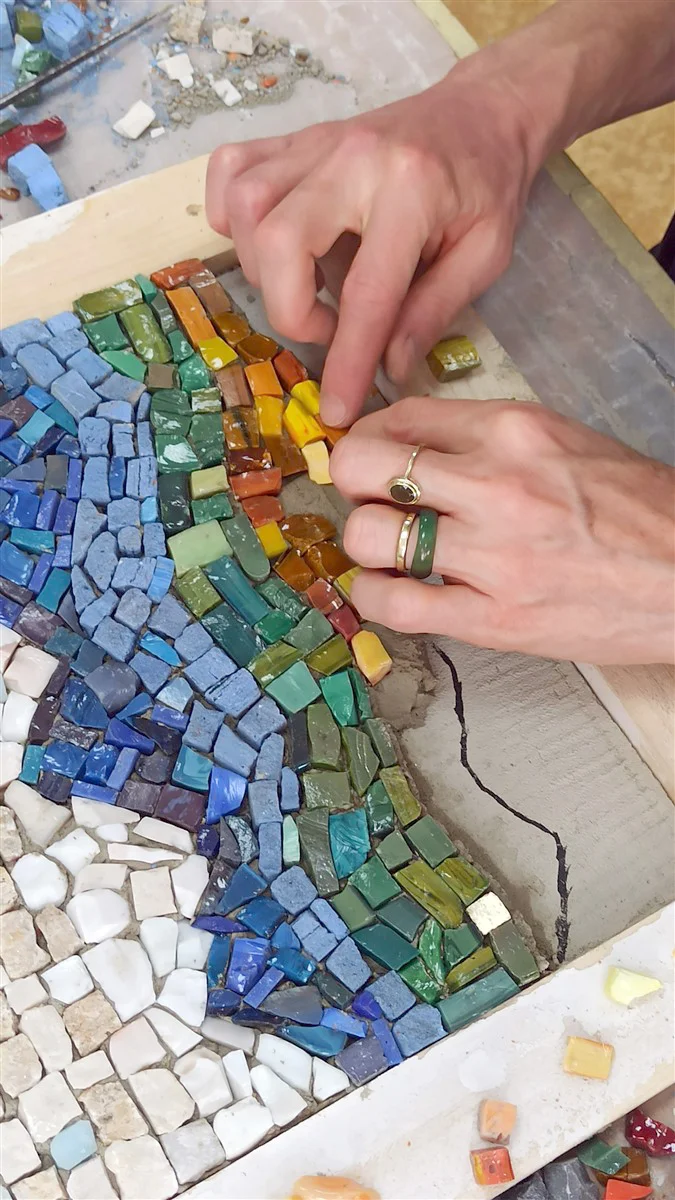 Jednodenní či dvoudenní kurz mozaiky ze skla i kamene pro 1 osobu