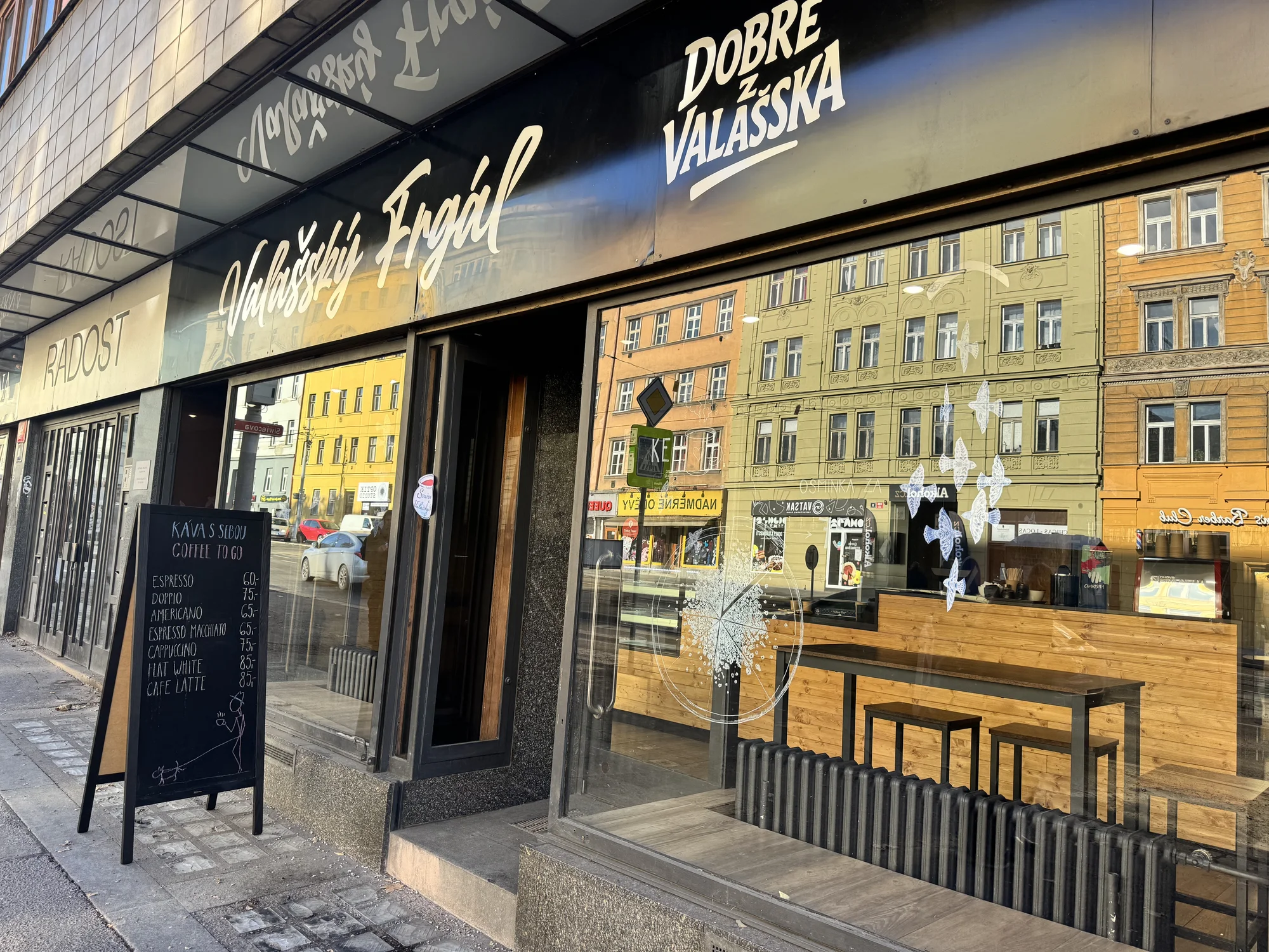 Pravý valašský frgál s kávou dle výběru na Seifertově ulici