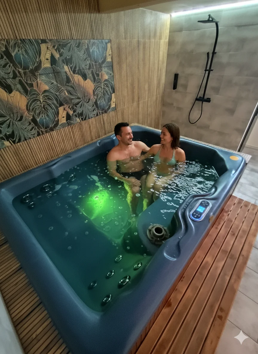 2hodinový relax v soukromém wellness s vířivkou pro dva