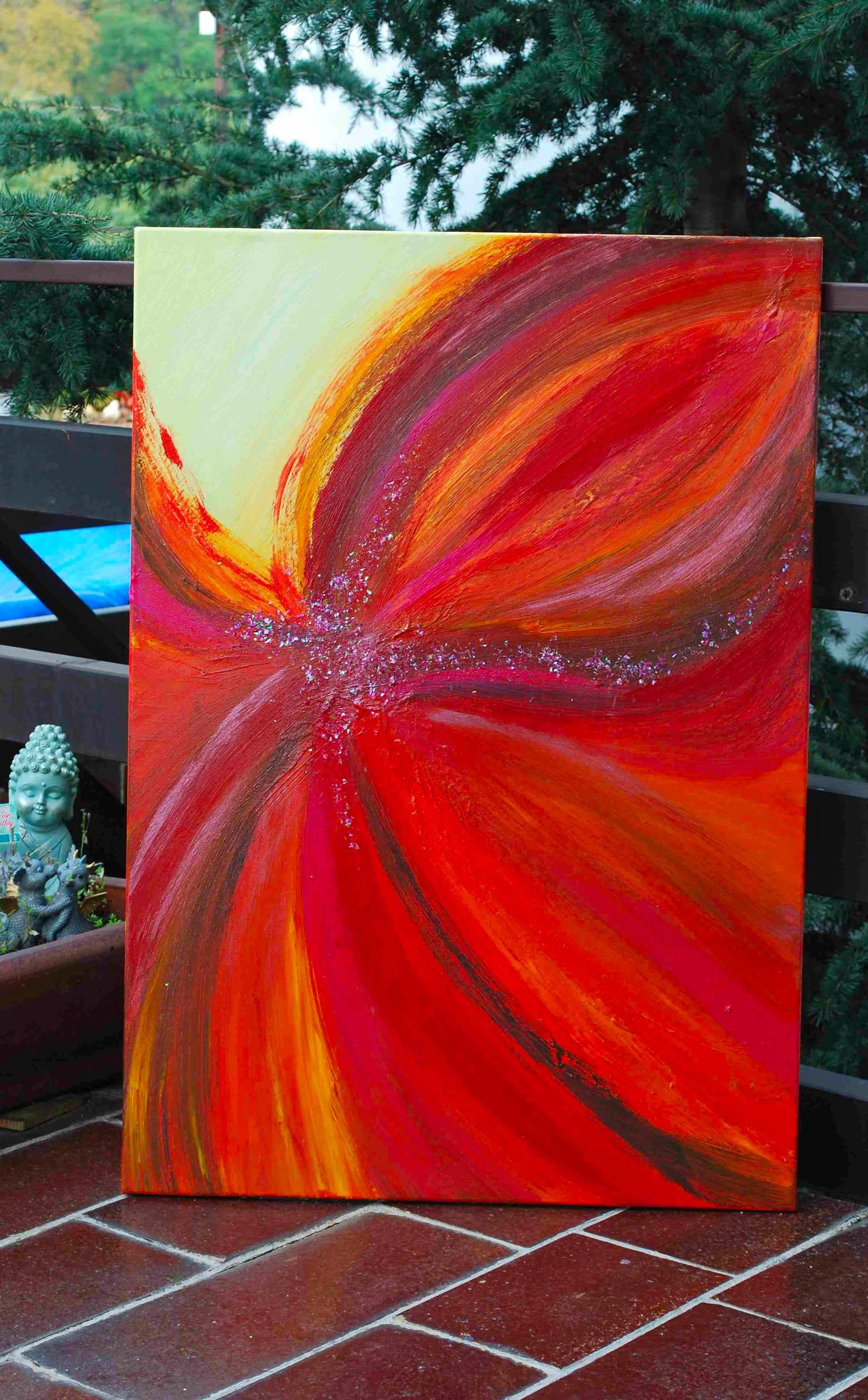 Zážitková malba obrazu: skupinová či individuální tvorba vybranou technikou