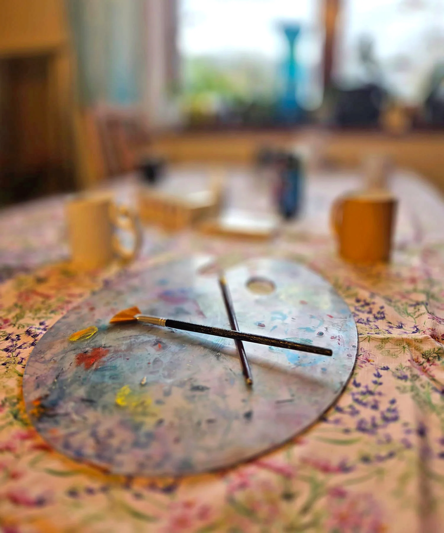 Zážitková malba obrazu: skupinová či individuální tvorba vybranou technikou