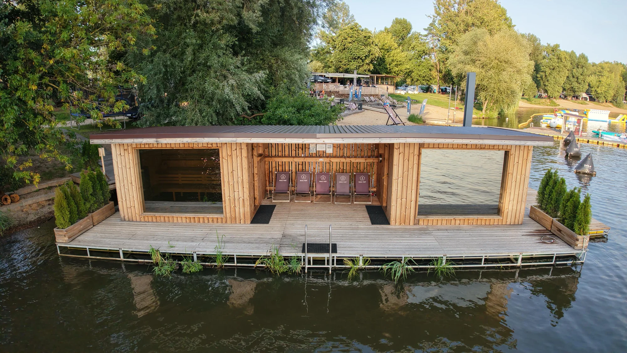 90minut v privátní finské sauně na Proboštském jezeře pro 7-10 osob