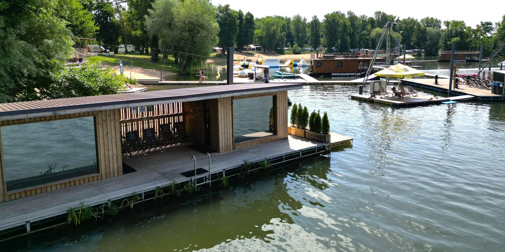 90minut v privátní finské sauně na Proboštském jezeře pro 7-10 osob