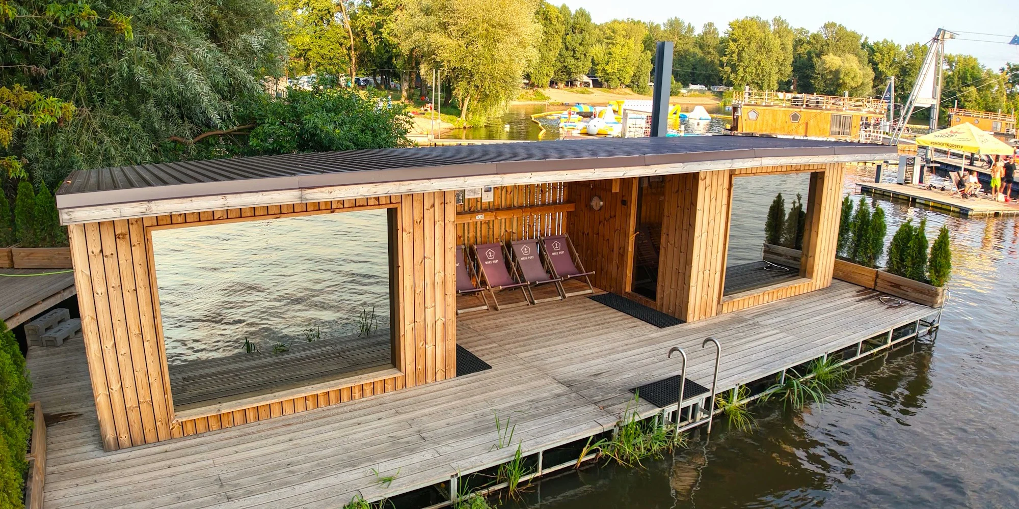 90minut v privátní finské sauně na Proboštském jezeře pro 7-10 osob