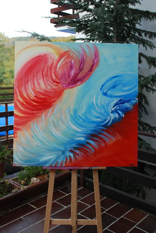 Zážitková malba obrazu: skupinová či individuální tvorba vybranou technikou