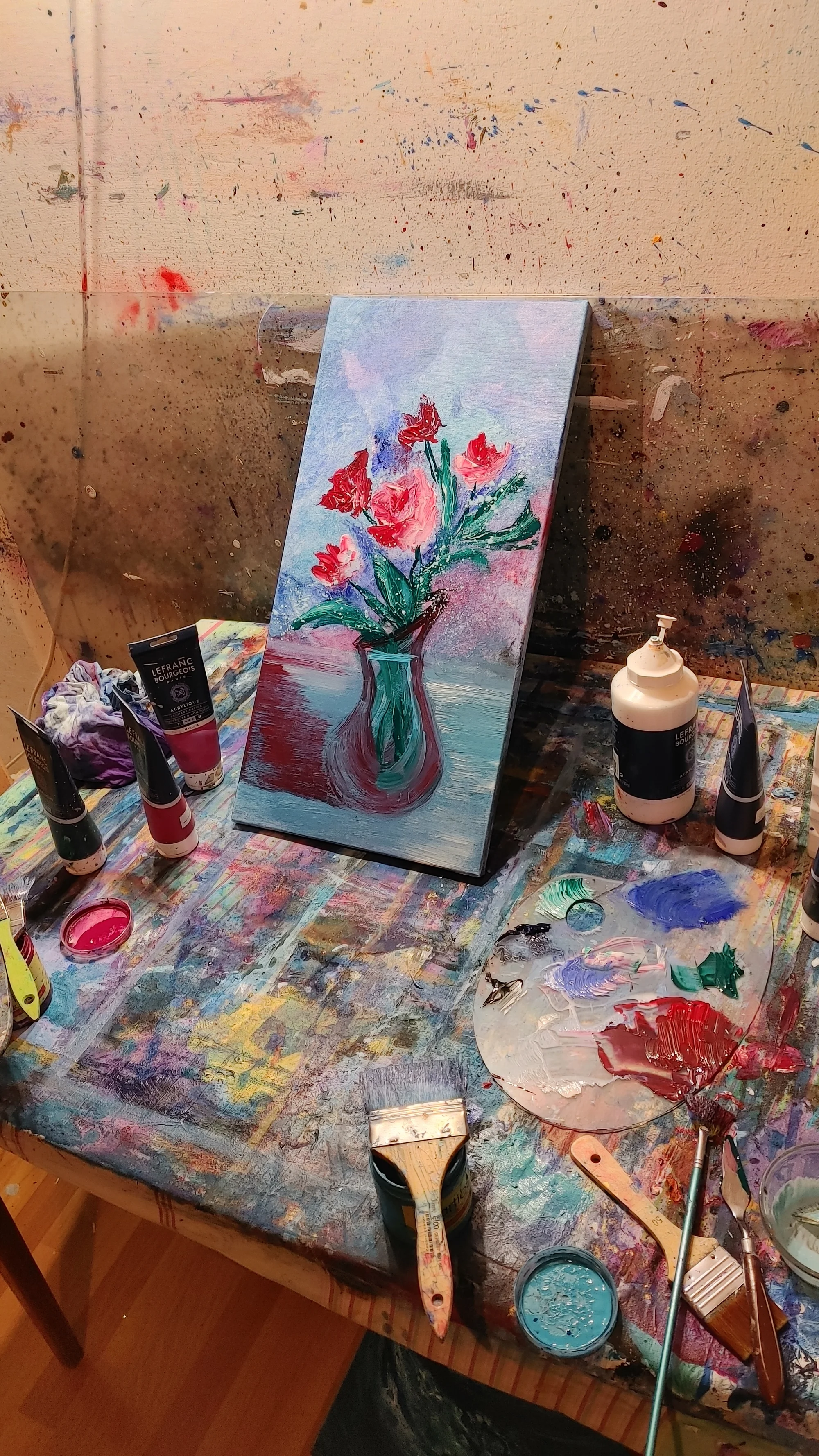 Zážitková malba obrazu: skupinová či individuální tvorba vybranou technikou