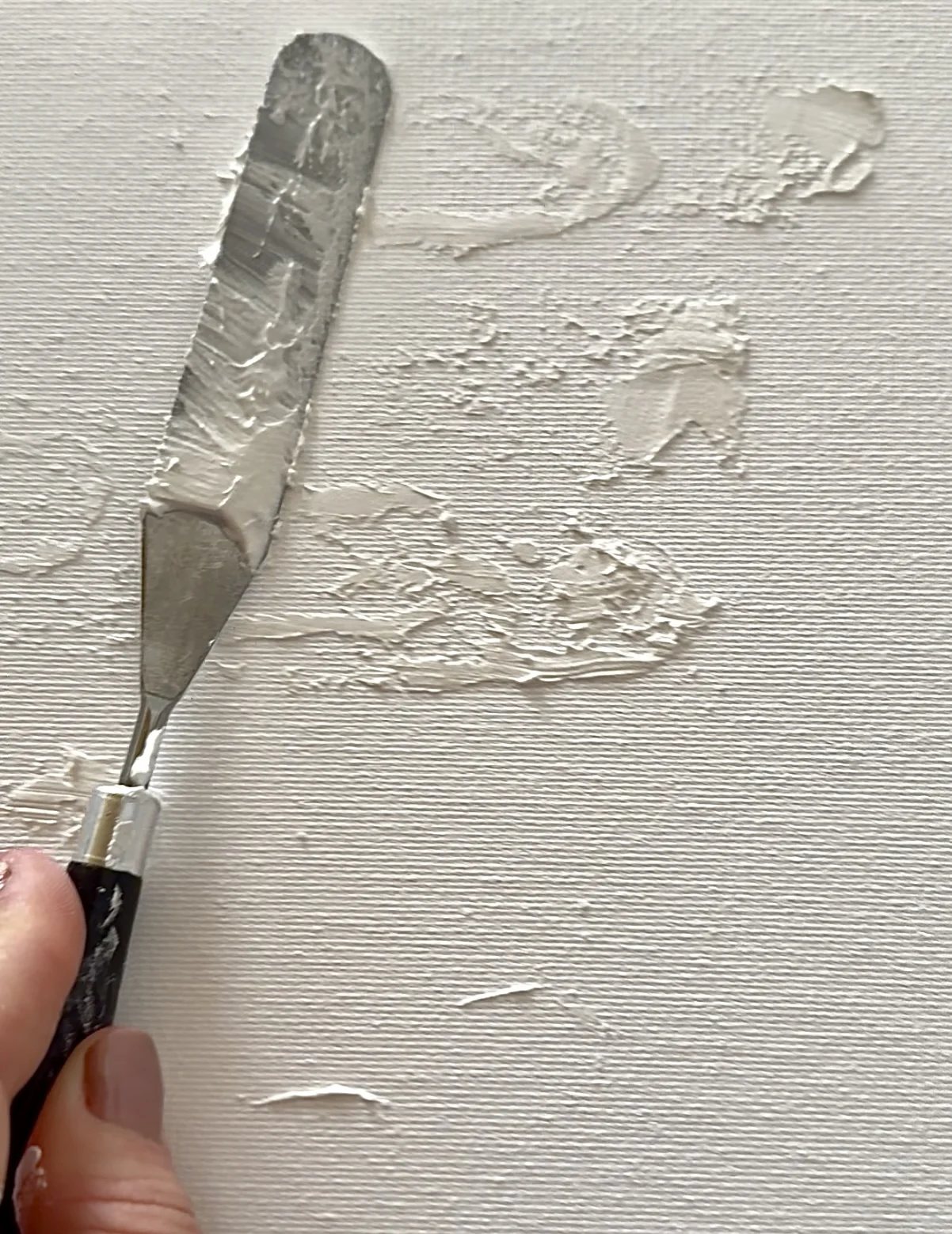 Skupinový kurz výroby strukturovaného obrazu ze stěrky a plátkového zlata