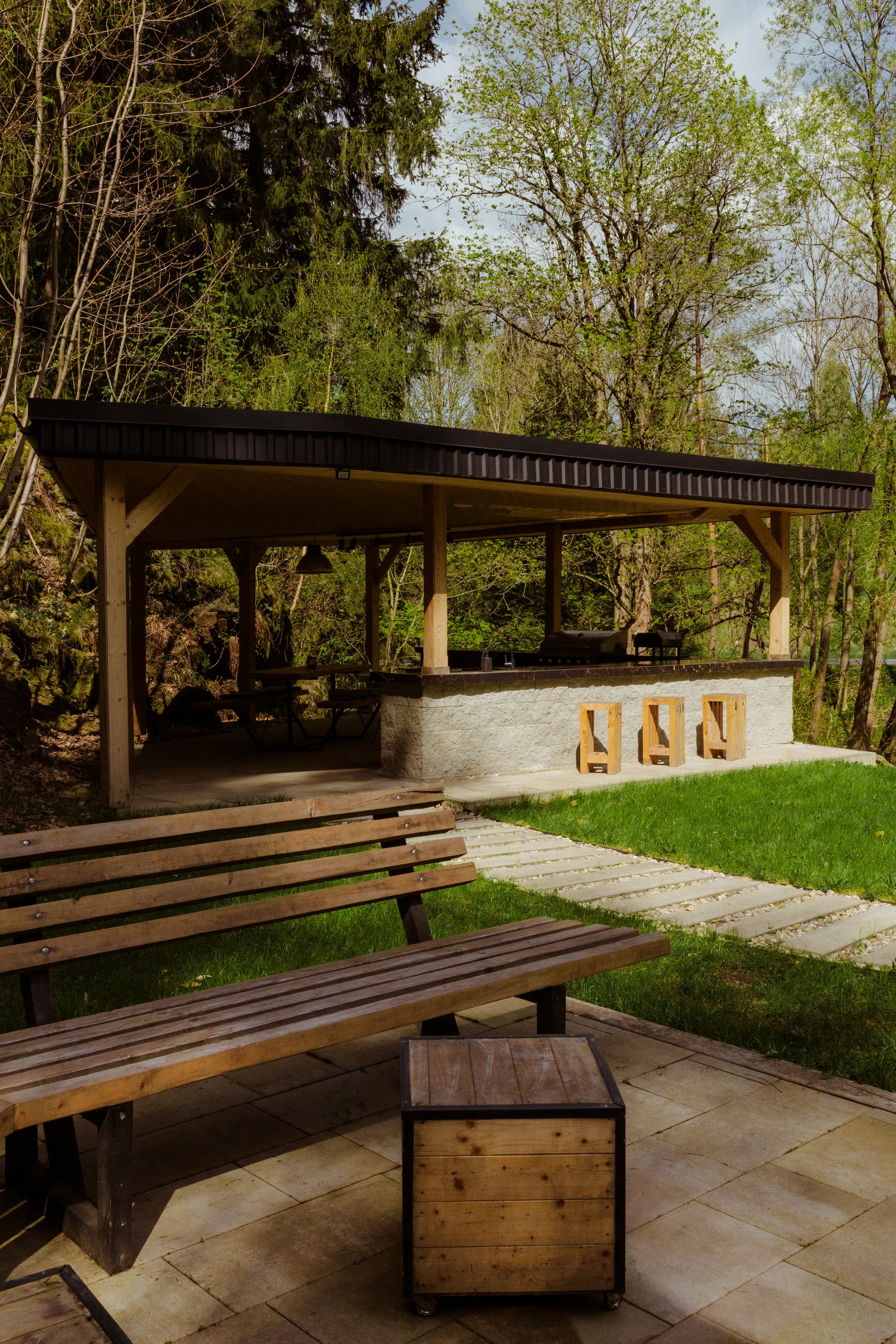 Relax ve Svojanově: tiny house Malý gurmán, vč. finské sauny a možnosti snídaně
