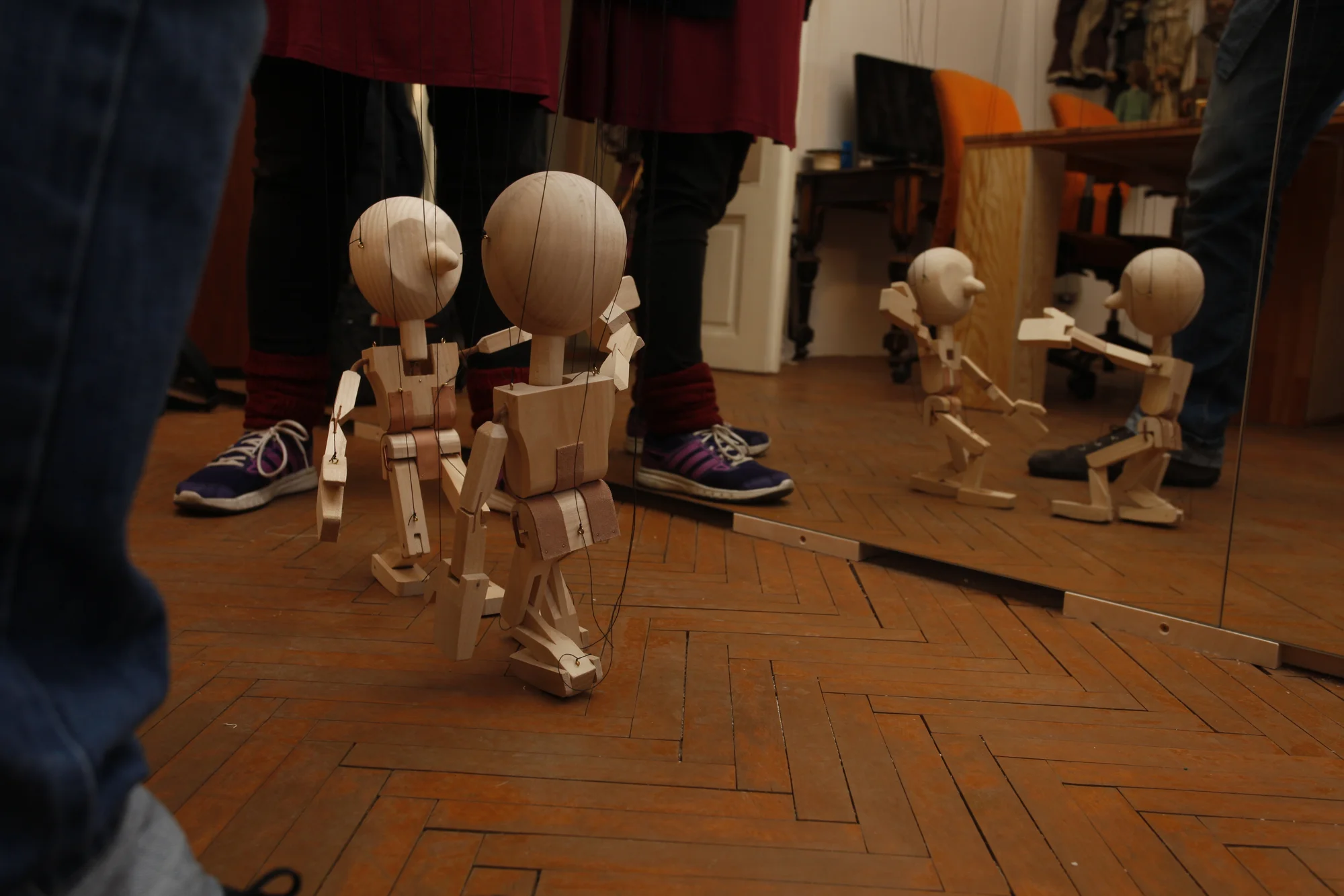 Kurz výroby dřevěné loutky v Nerudovce pro 1 nebo 2 osoby vč. tipů, jak s loutkou hrát