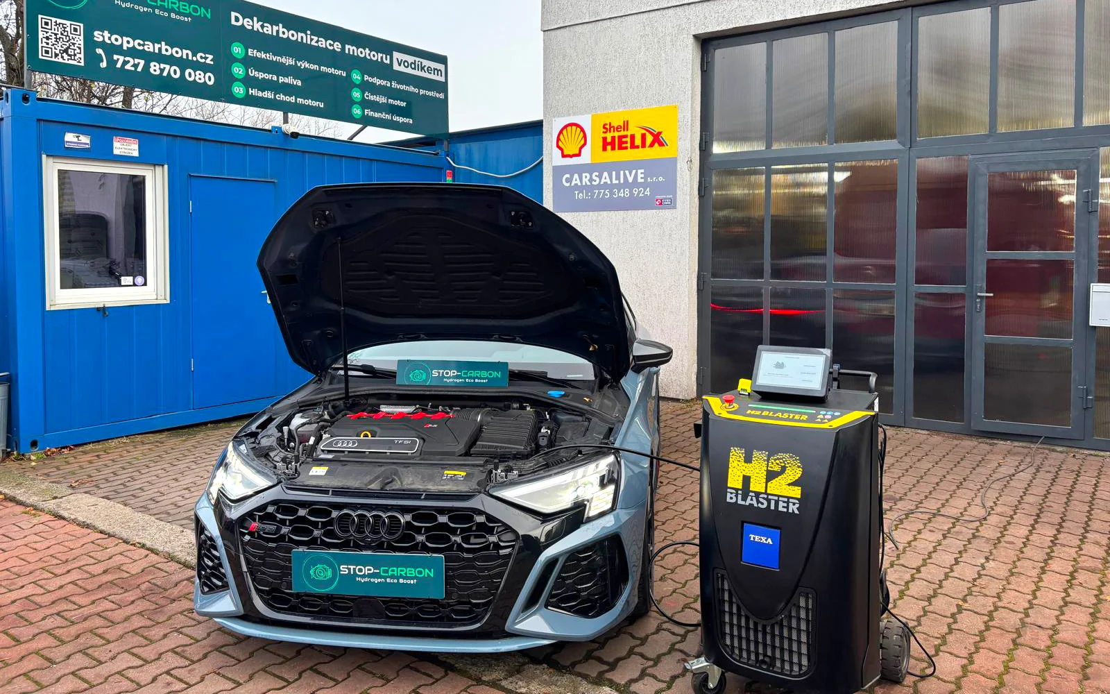 Dekarbonizace motoru vodíkem pro lepší výkon i nižší spotřebu