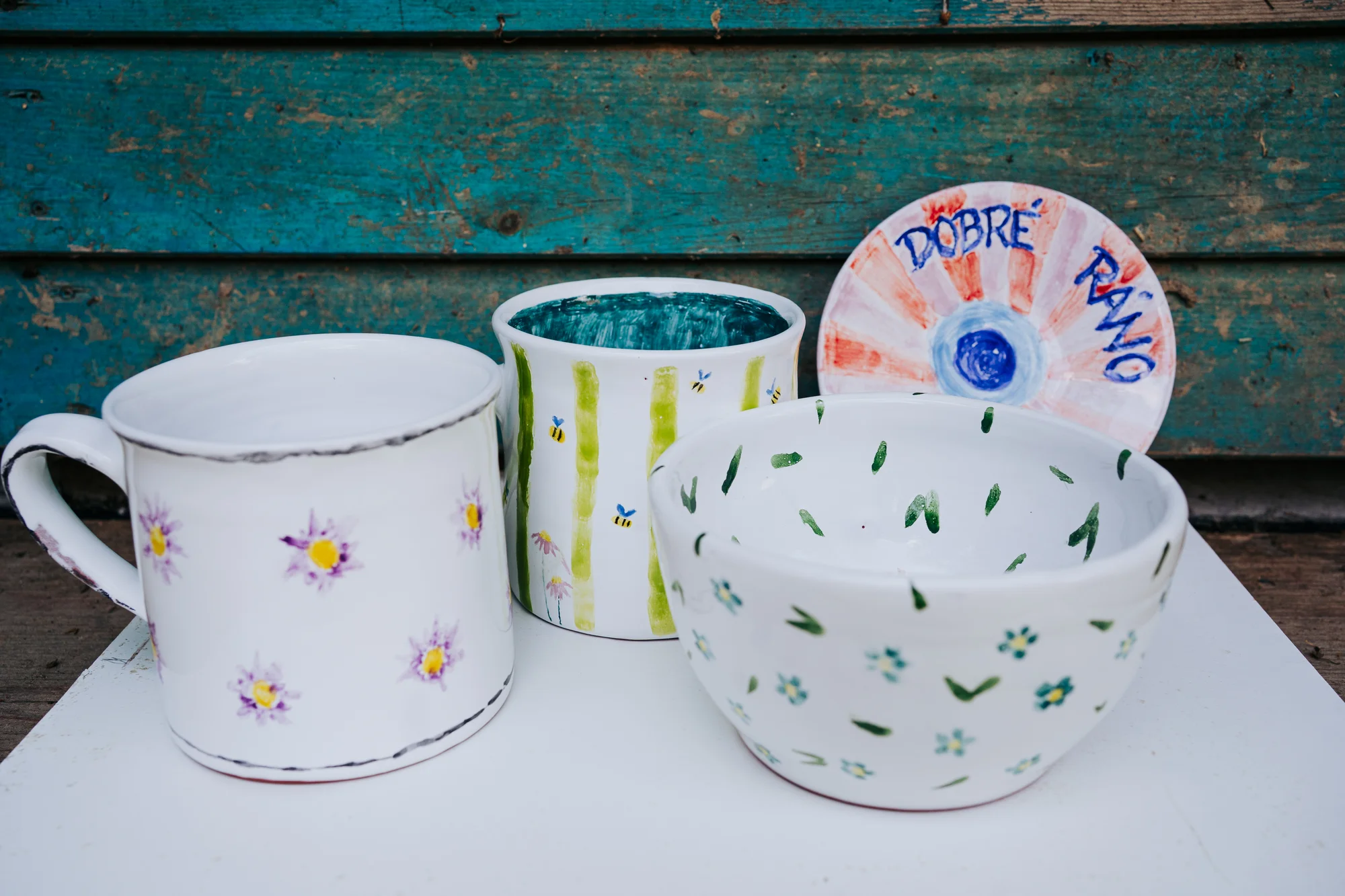 Malování keramiky Maříž: vytvořte si hrníček nebo misku a ozdobte je vlastní fantazií