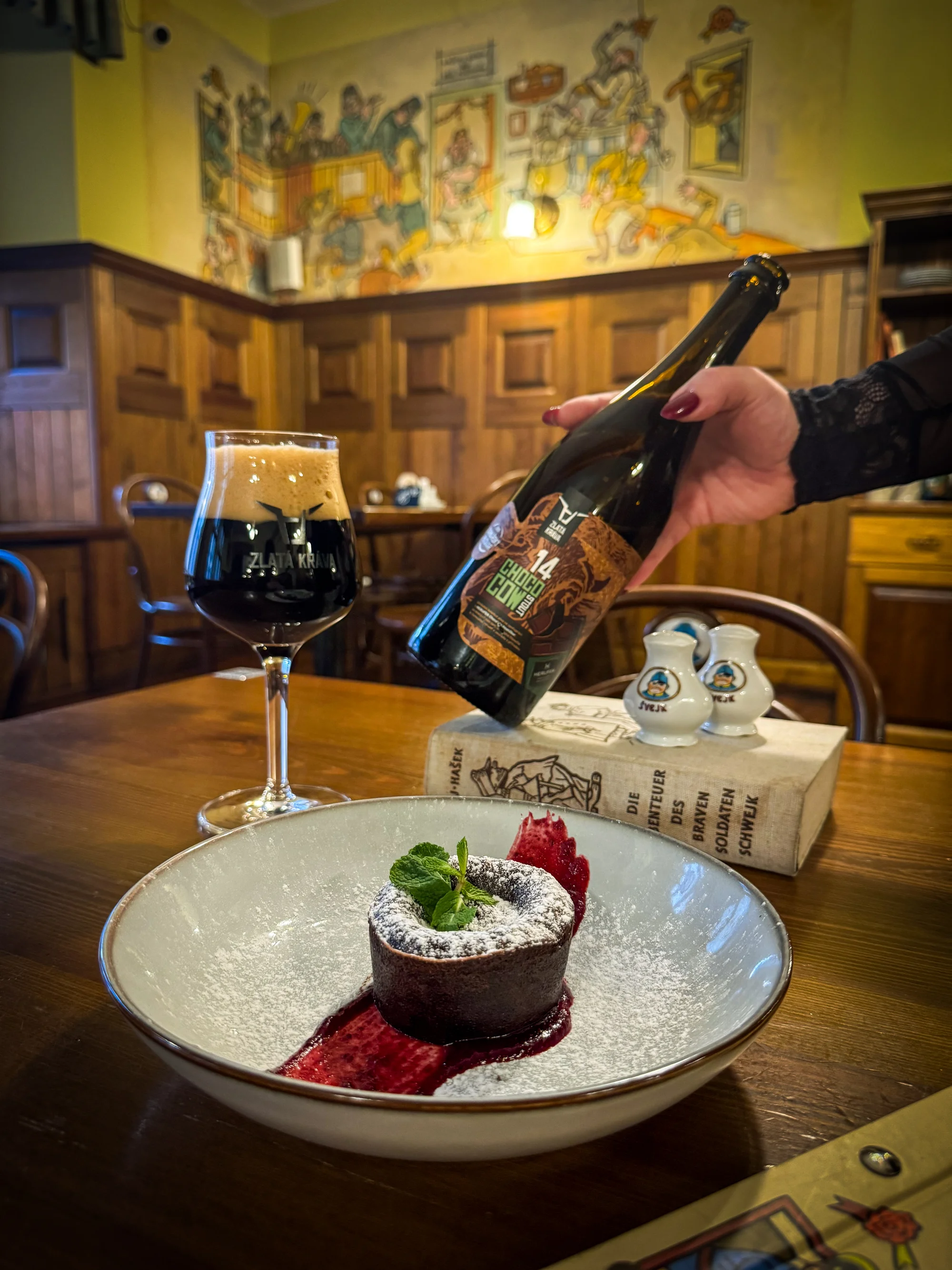 Tříchodová farmářská hostina s pivním párováním pro dva