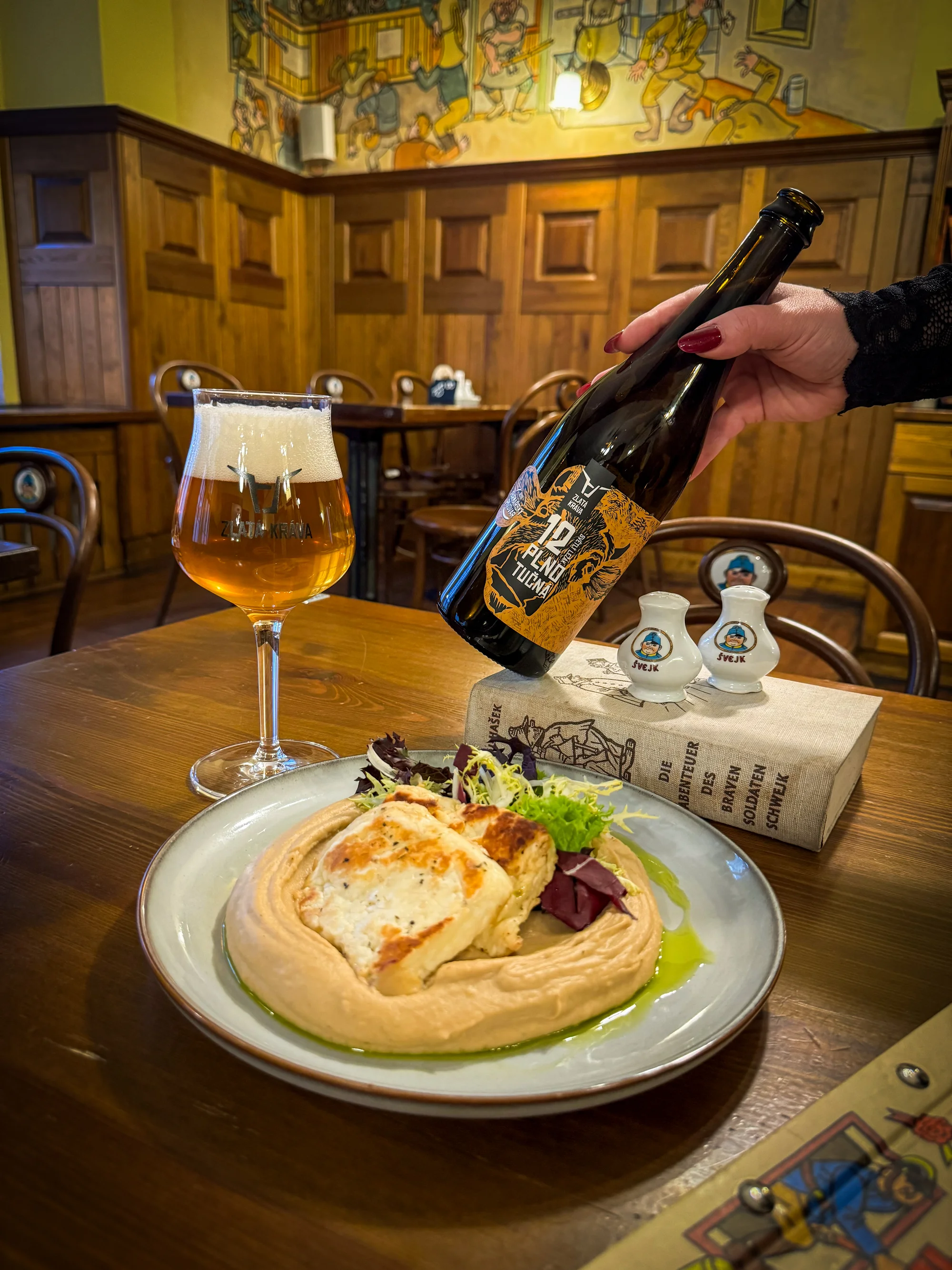 Tříchodová farmářská hostina s pivním párováním pro dva