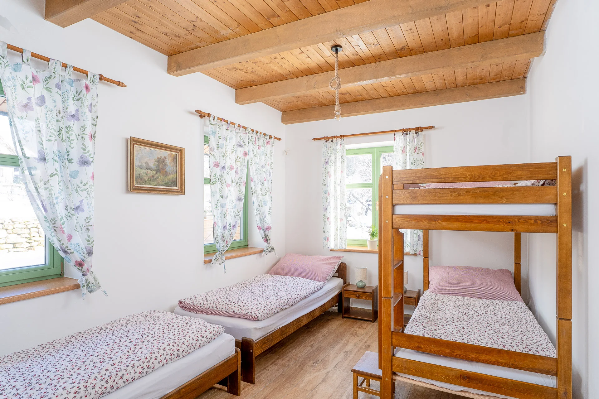 Útulné apartmány v chalupě ve Žďárských vrších s možností sauny