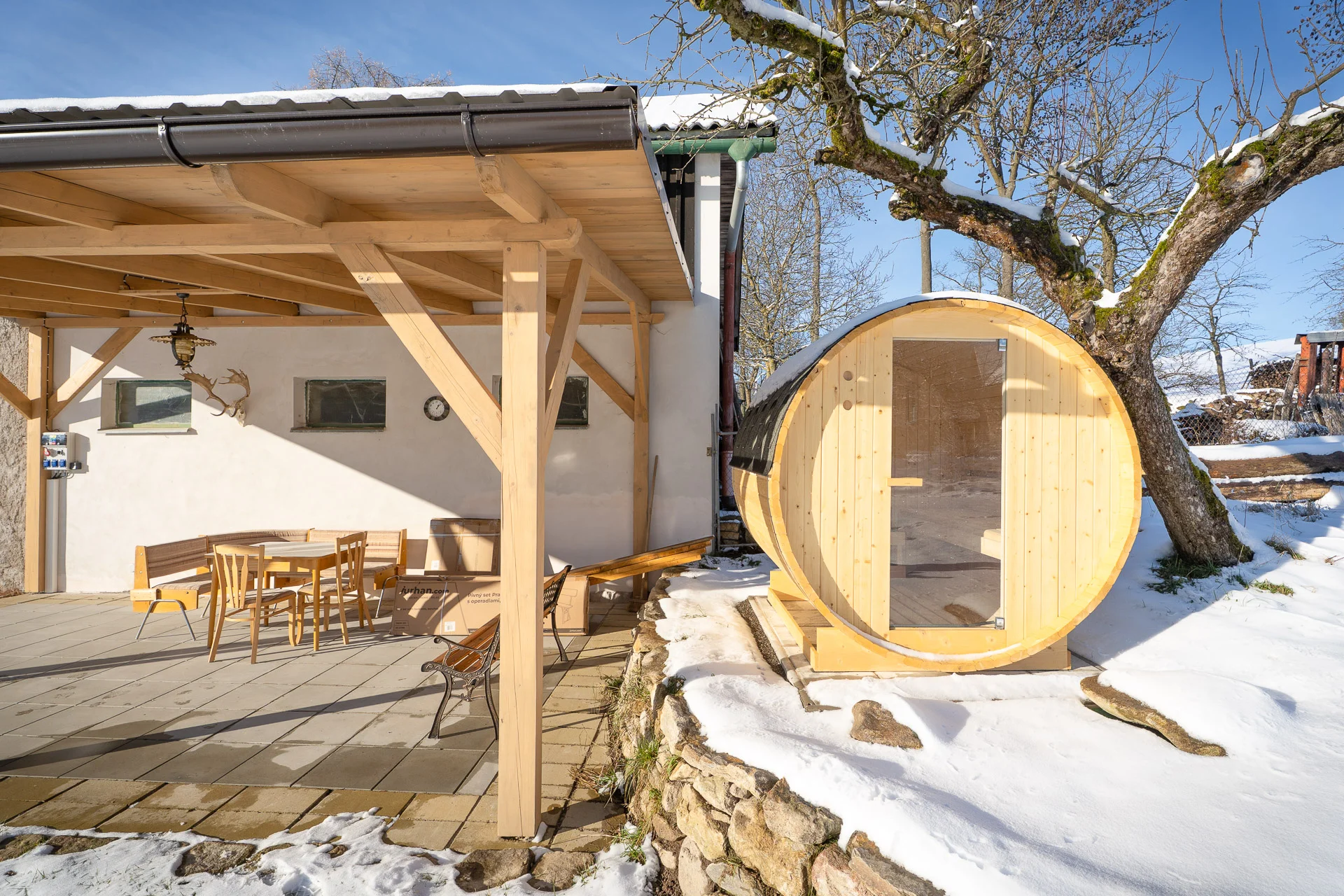 Útulné apartmány v chalupě ve Žďárských vrších s možností sauny