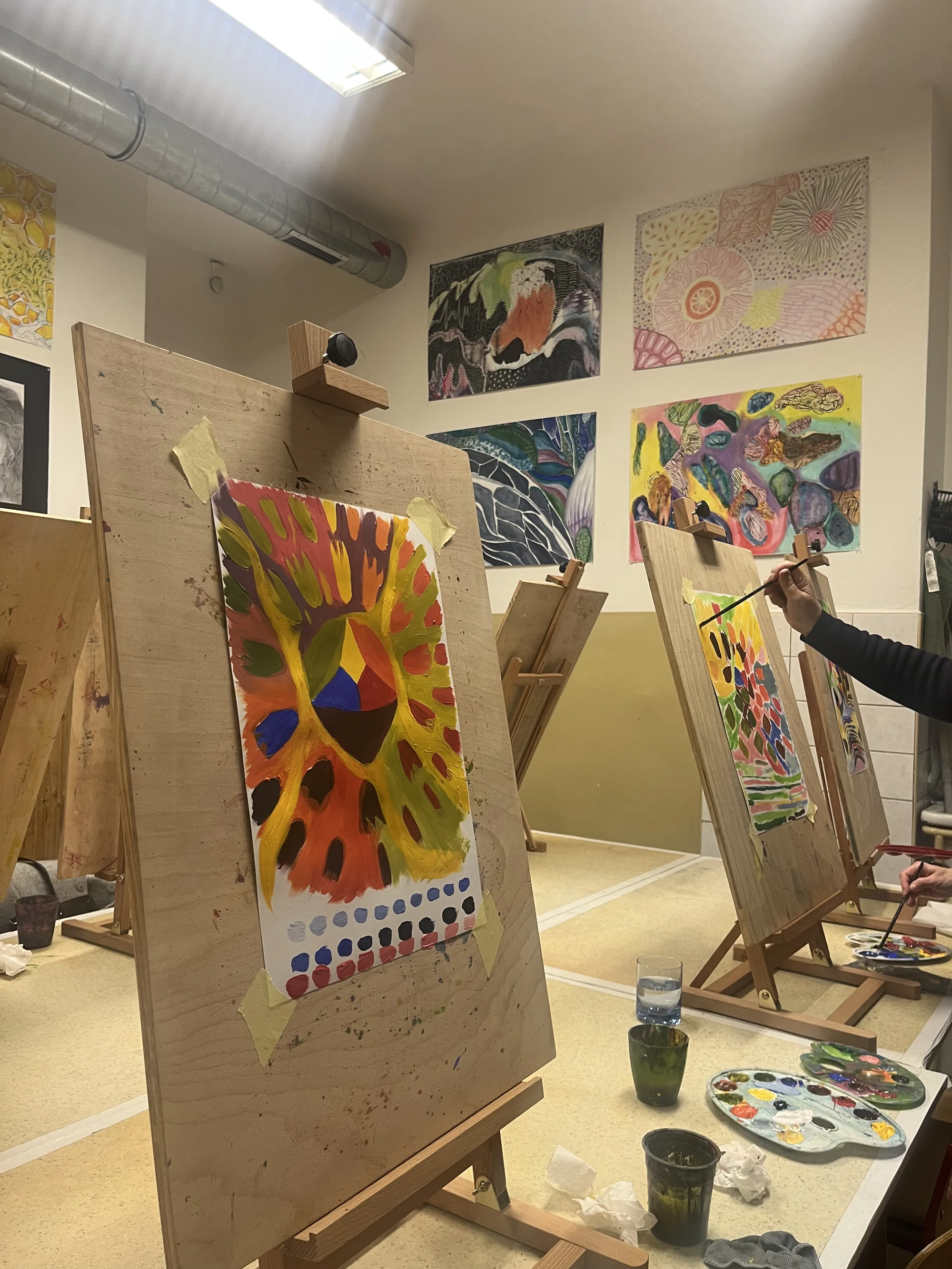 Vyrobte si vlastní originál: 3h workshop malování akrylem v Brně