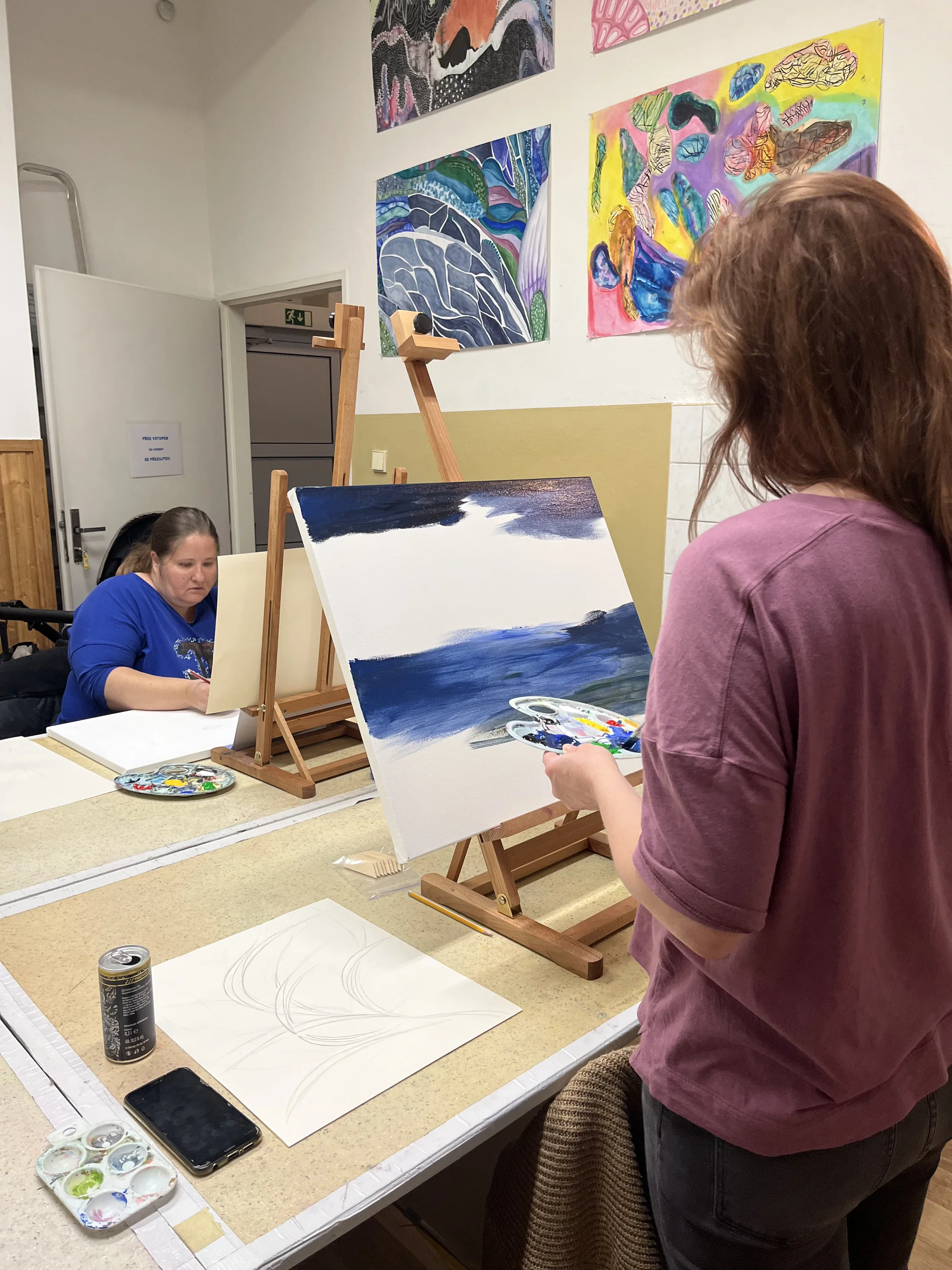 Vyrobte si vlastní originál: 3h workshop malování akrylem v Brně