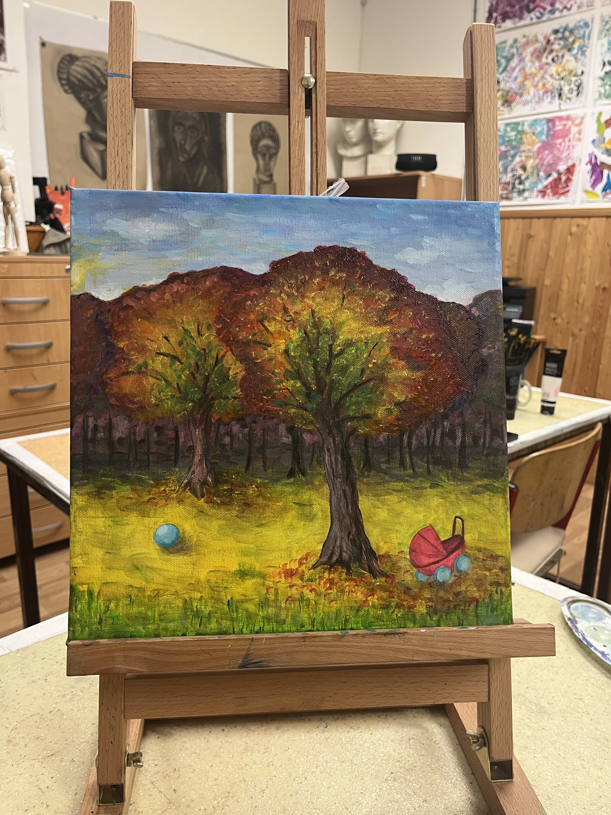 Vyrobte si vlastní originál: 3h workshop malování akrylem v Brně