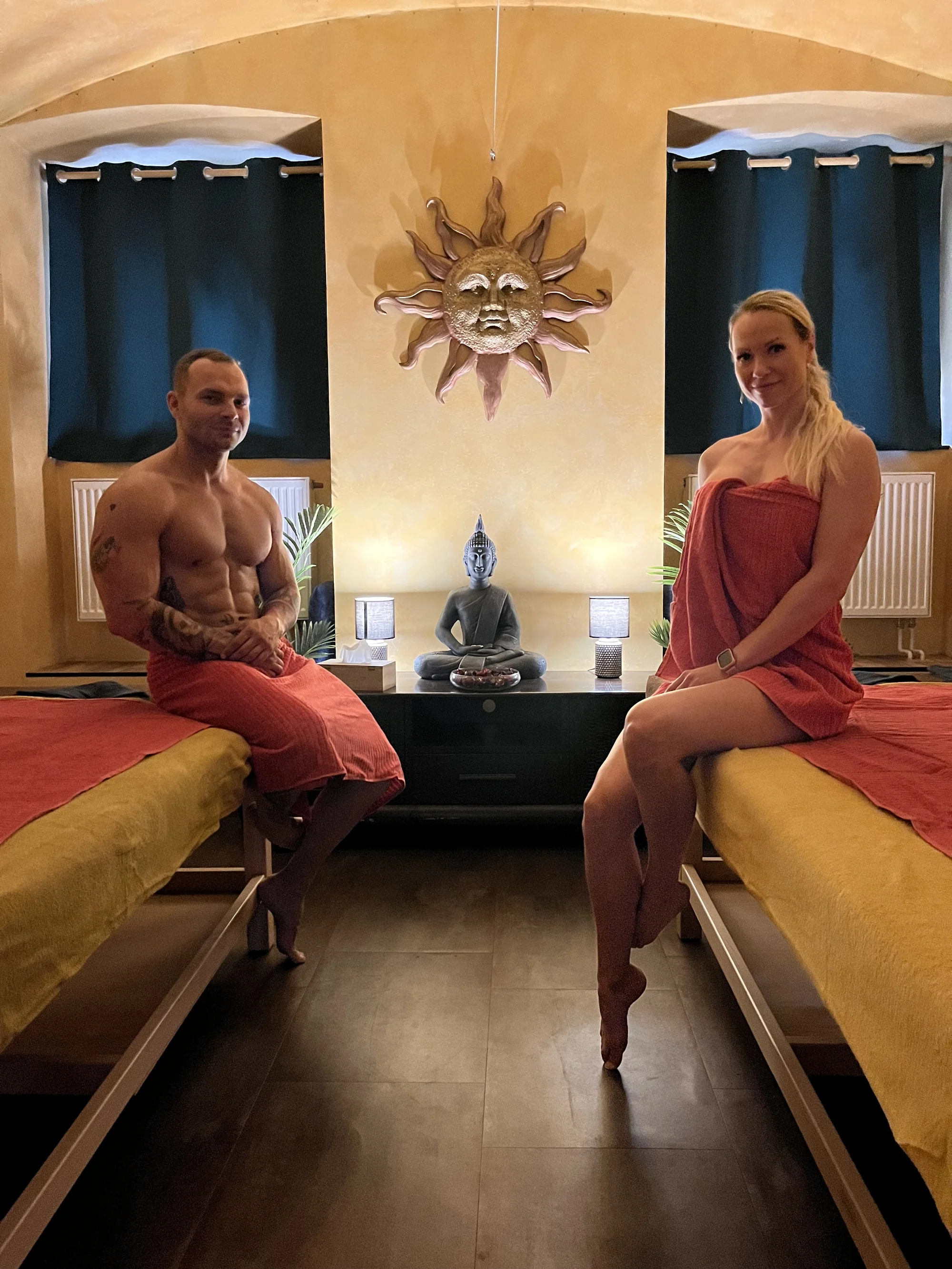 60minutová párová masáž dle výběru: relaxace pro dva v centru Prahy