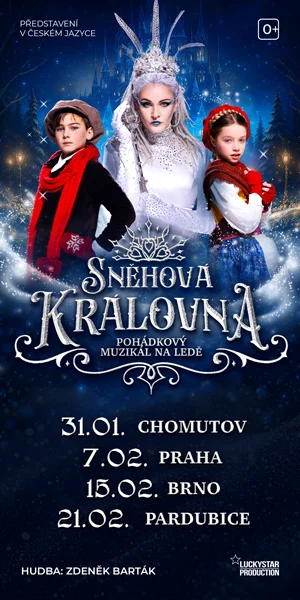 Vstupenka na pohádkový muzikál na ledě Sněhová královna