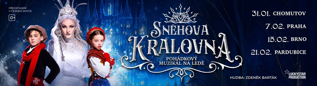 Vstupenka na pohádkový muzikál na ledě Sněhová královna